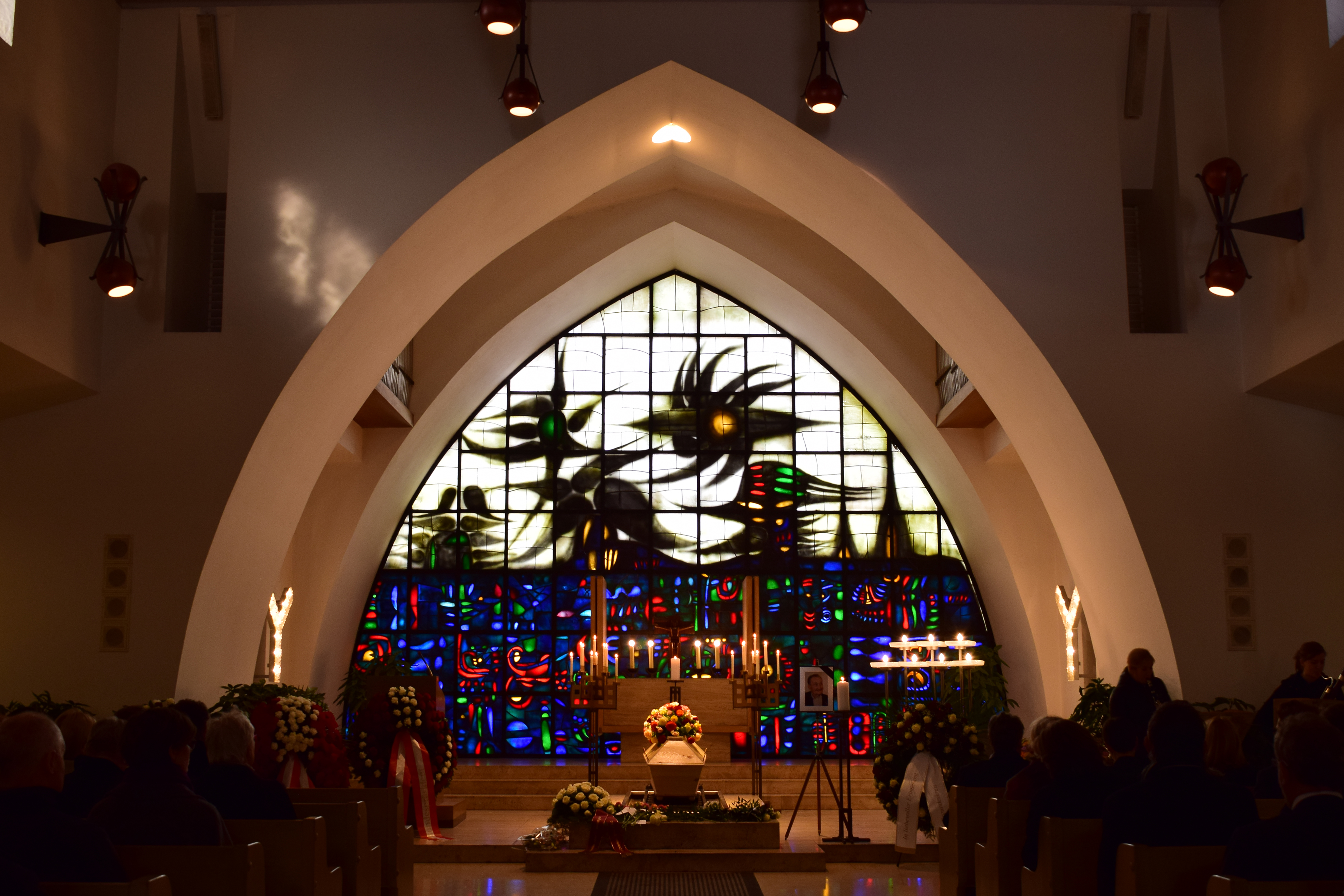 Verabschiedung von Friedrich Zawrel in der Feuerhalle Simmering