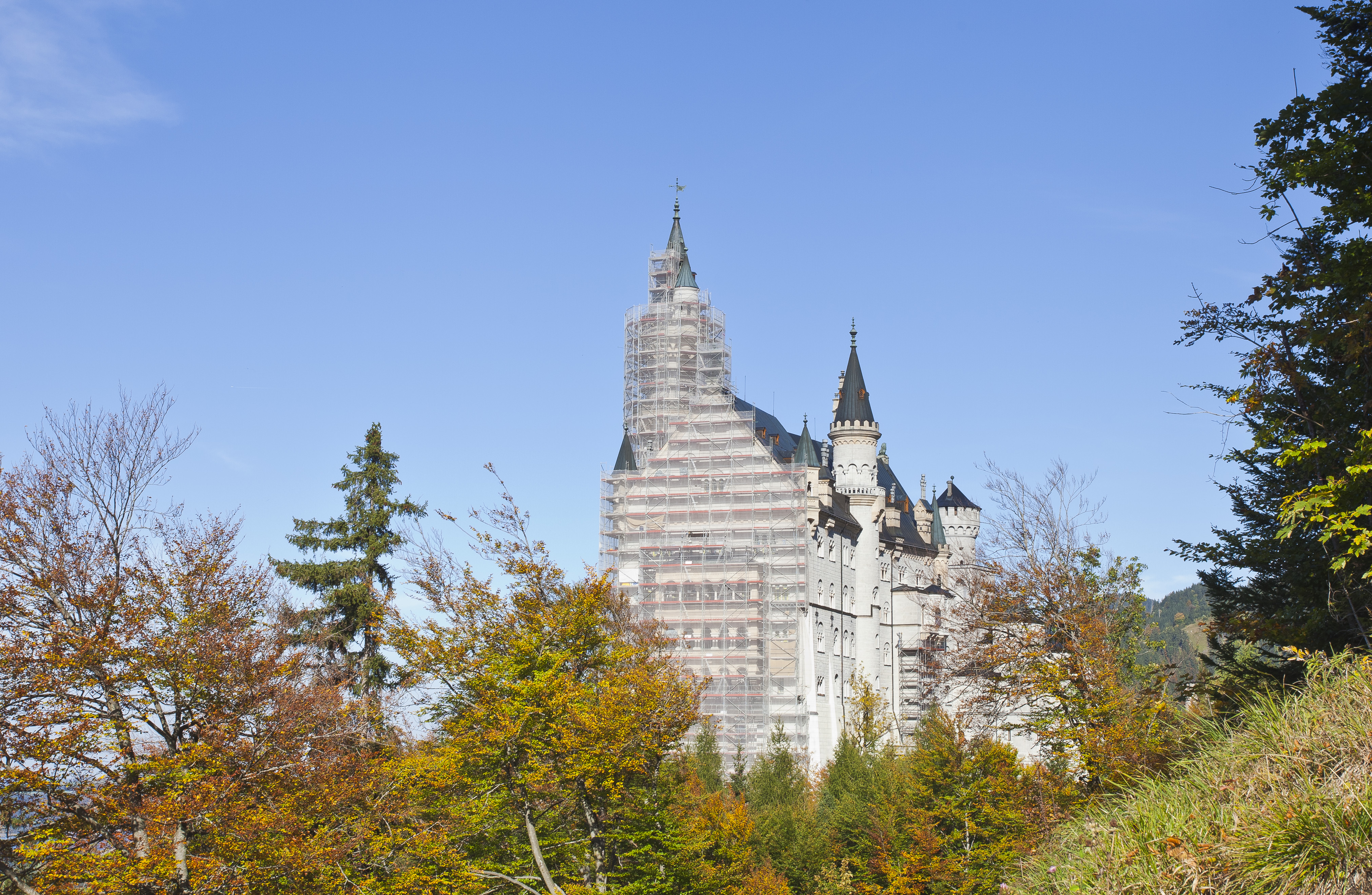 Vistas del castillo de Neuschwanstein, Alemania, 2012-10-06, DD 03