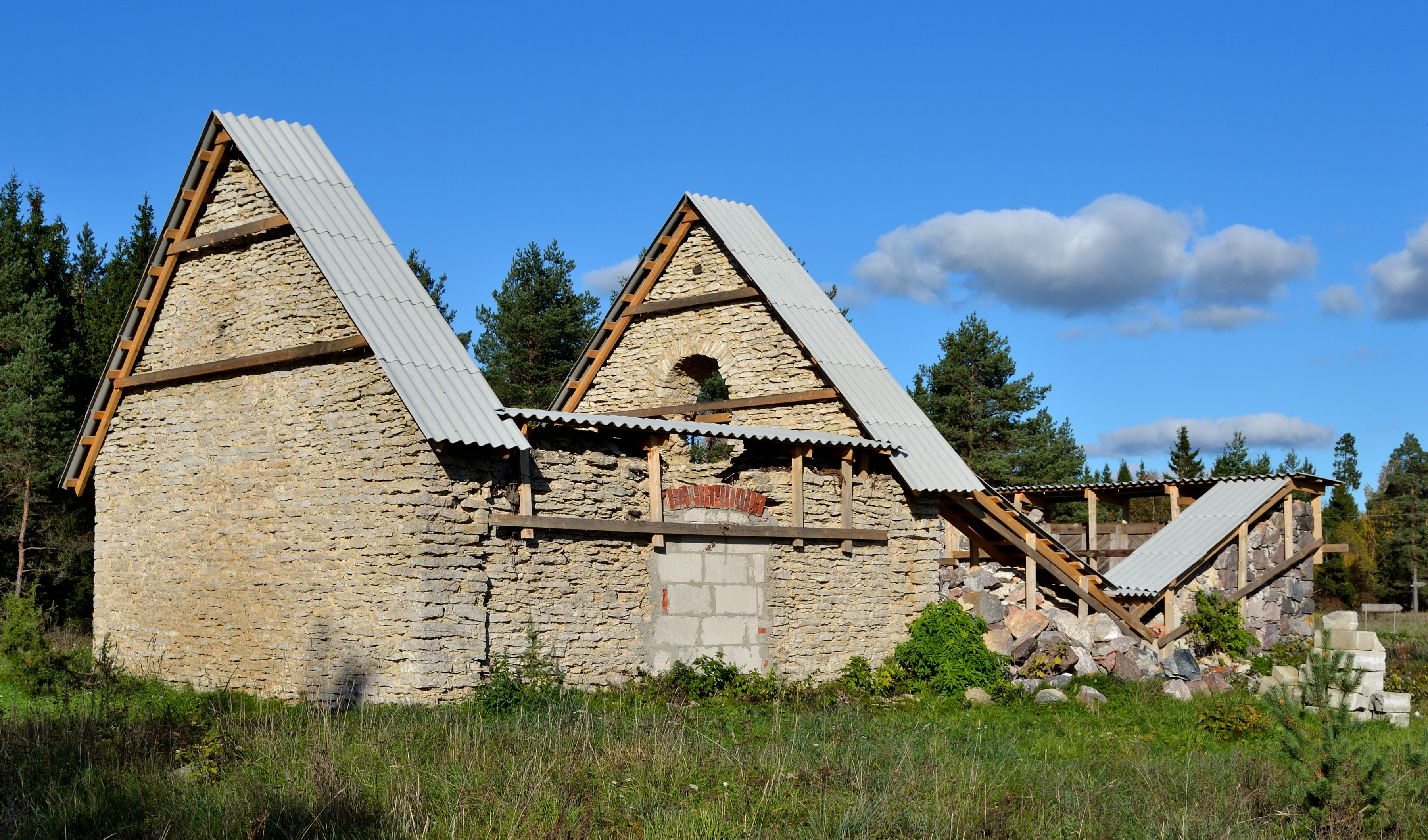 Voore mõisa abihoone varemed, 19.-20.saj