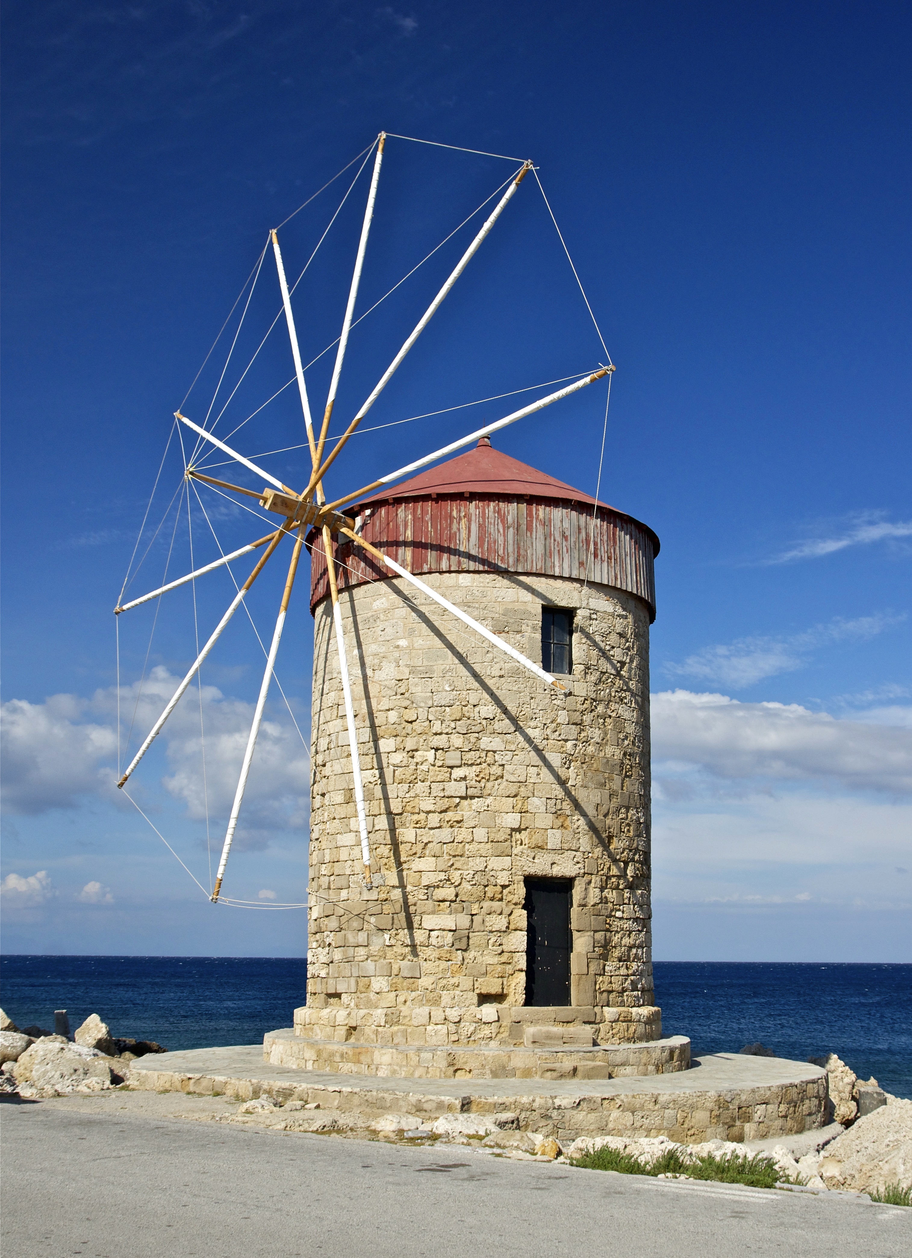 Windmill harbour Rhodes