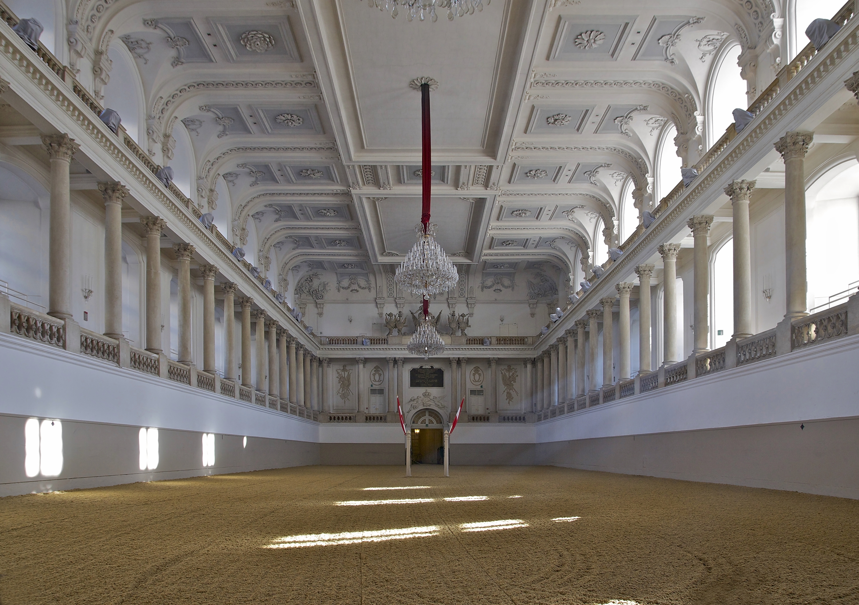 Winter manege Spanish Riding School Vienna