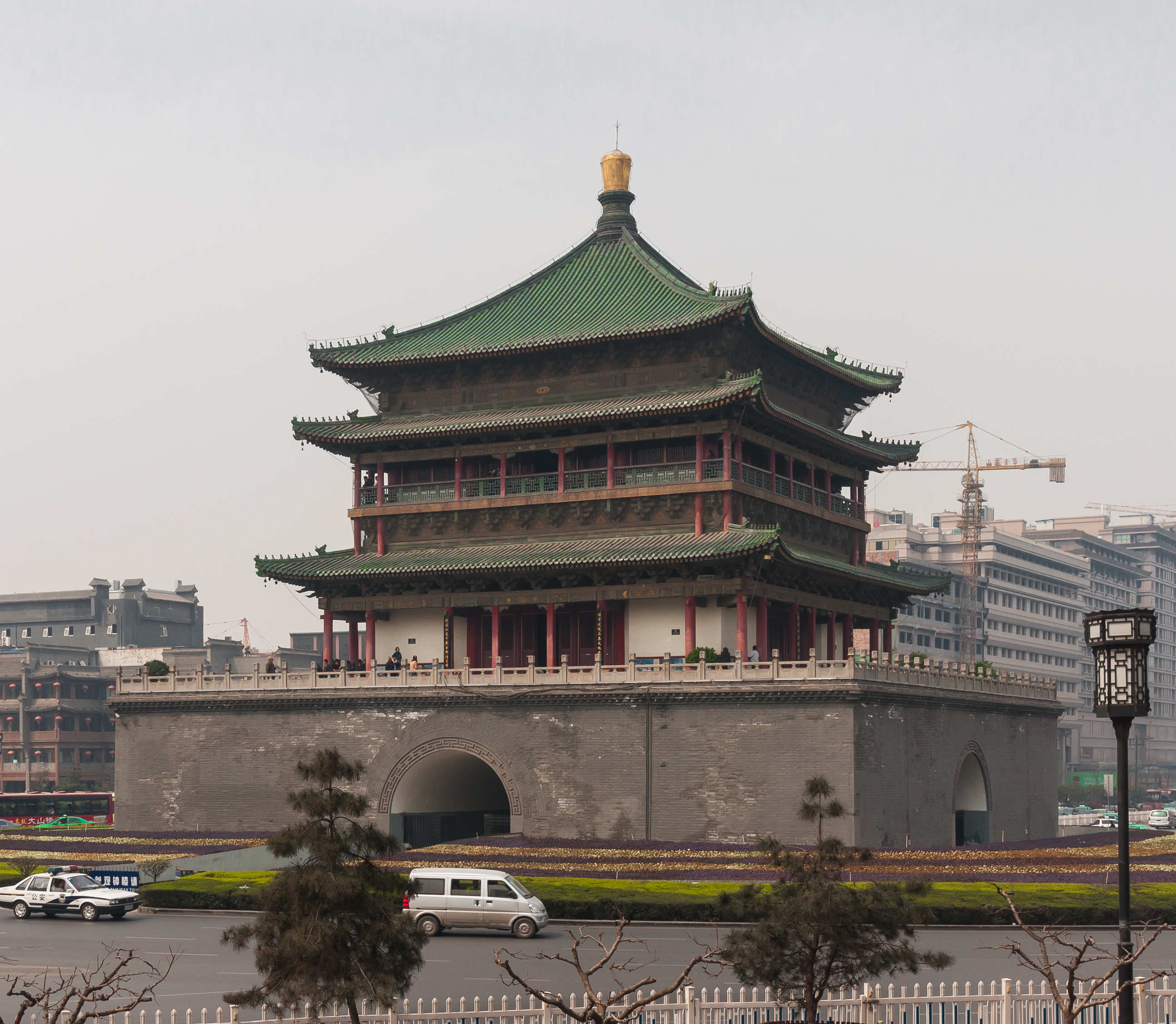 Xian Shaanxi China Bell-Tower-01