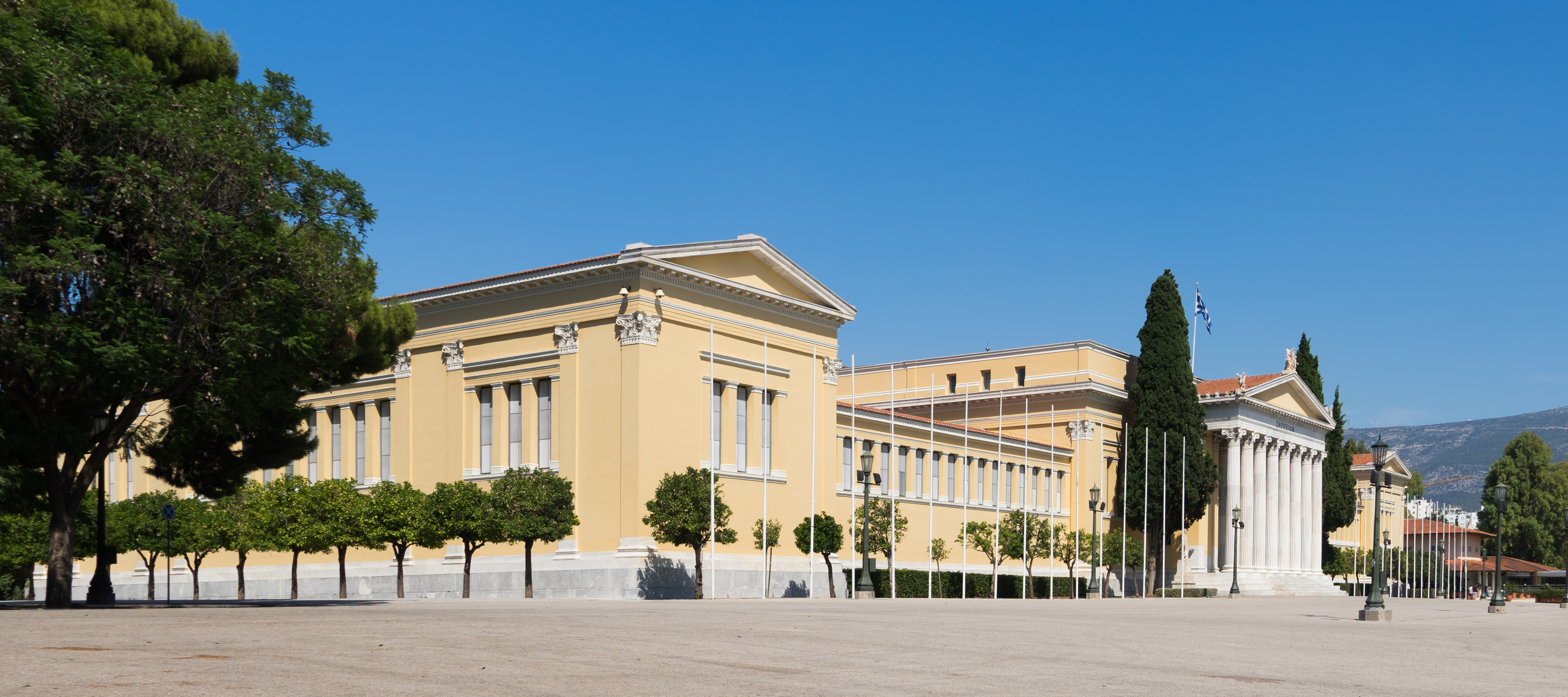 Zappeion profile, Athens, Greece