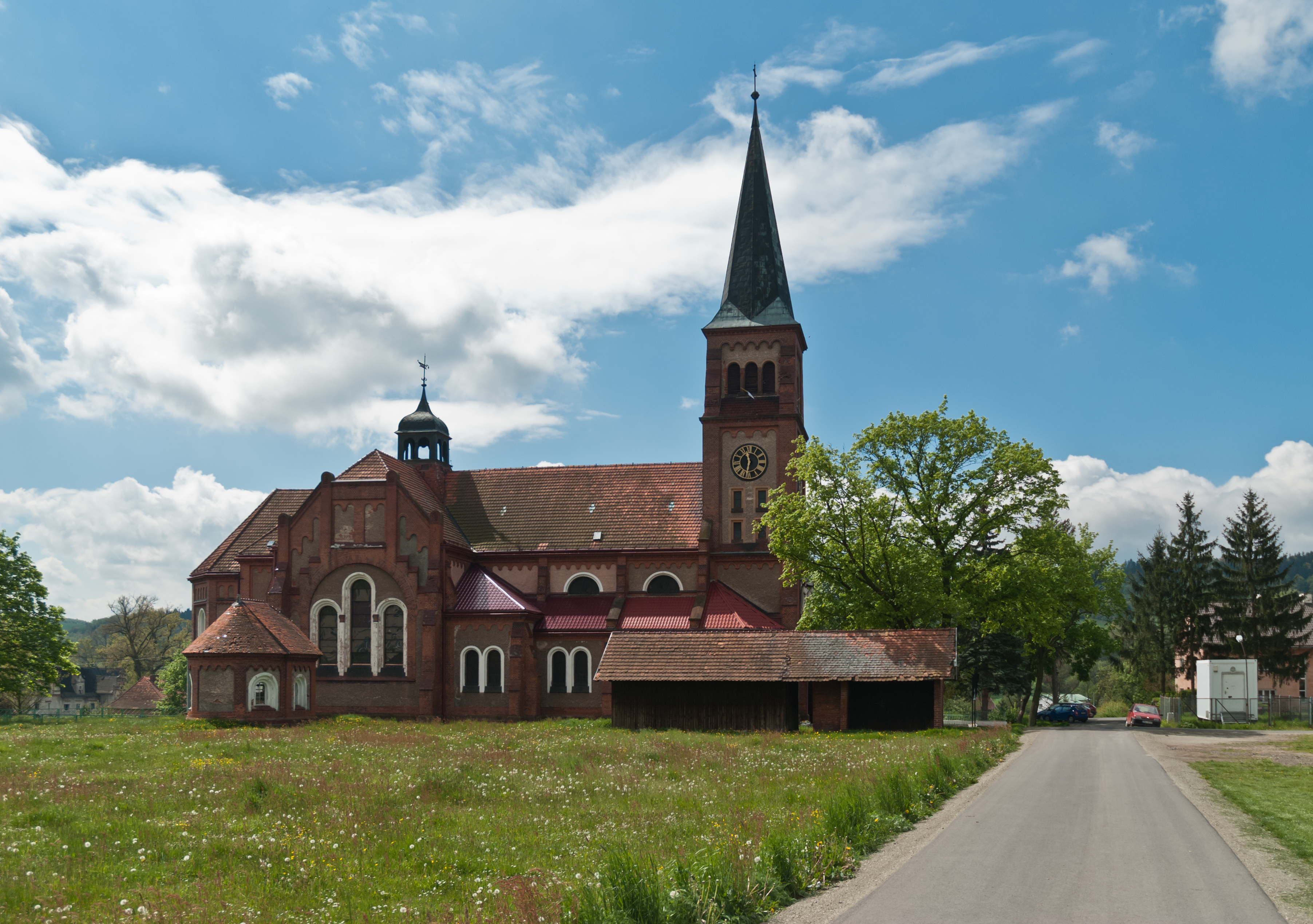 2014 Ścinawka Dolna, kościół św. Jakuba 04