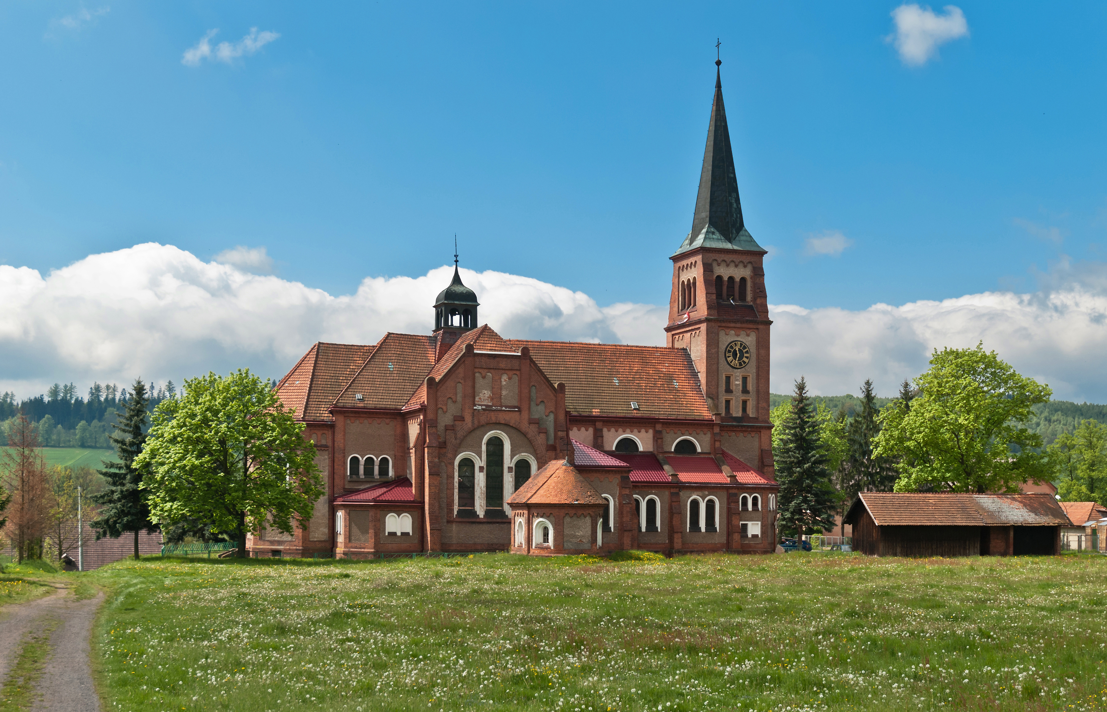 2014 Ścinawka Dolna, kościół św. Jakuba 05