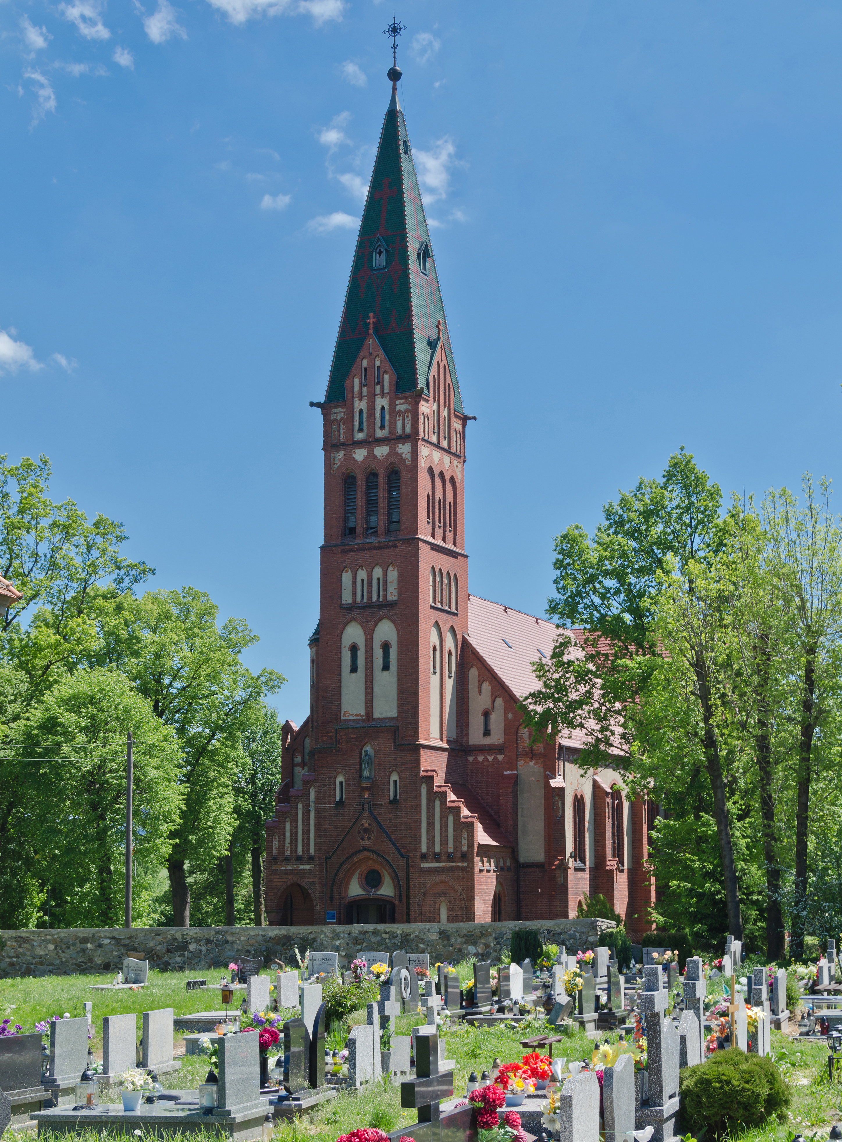2014 Jaszkowa Dolna, kościół św. Jana Chrzciciela 05