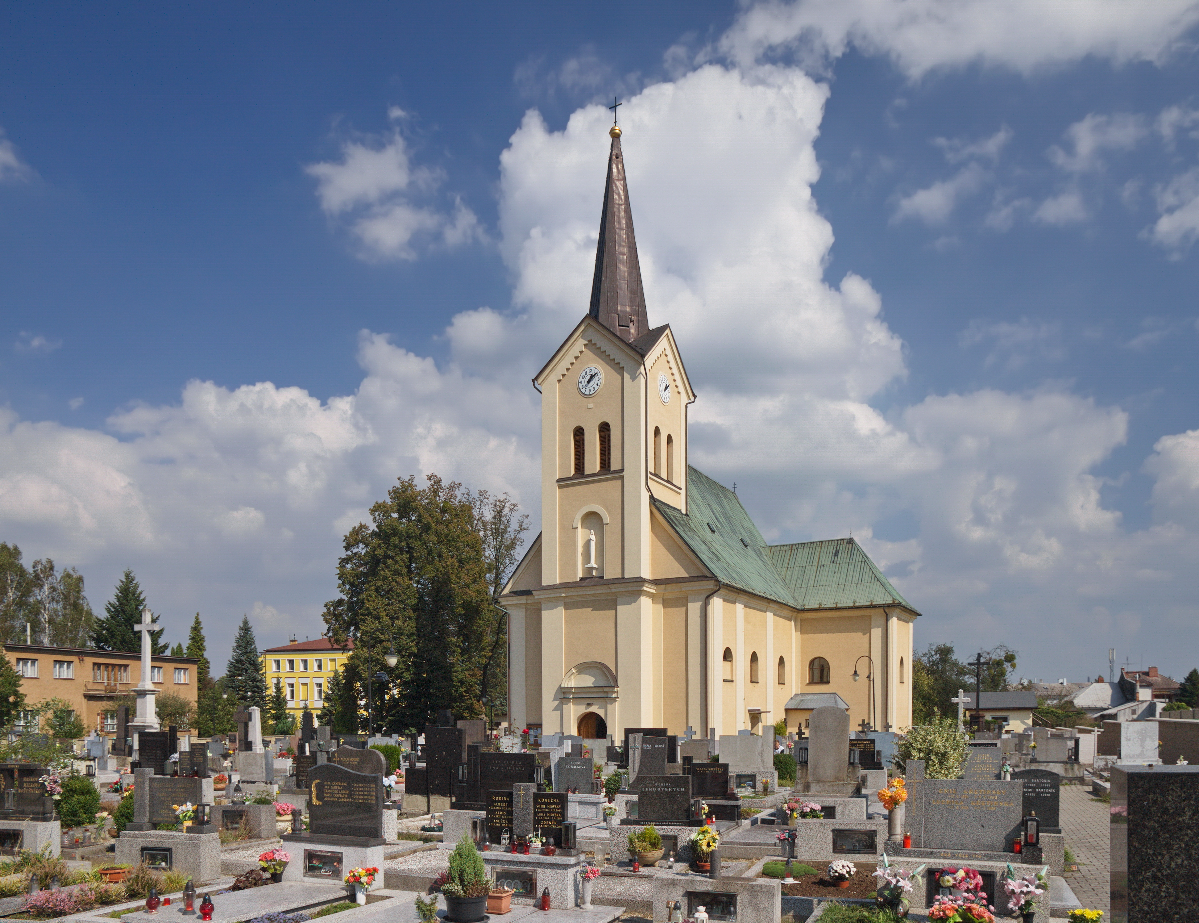 2014 Ostrawa, Třebovice, Kościół Wniebowzięcia NMP 07