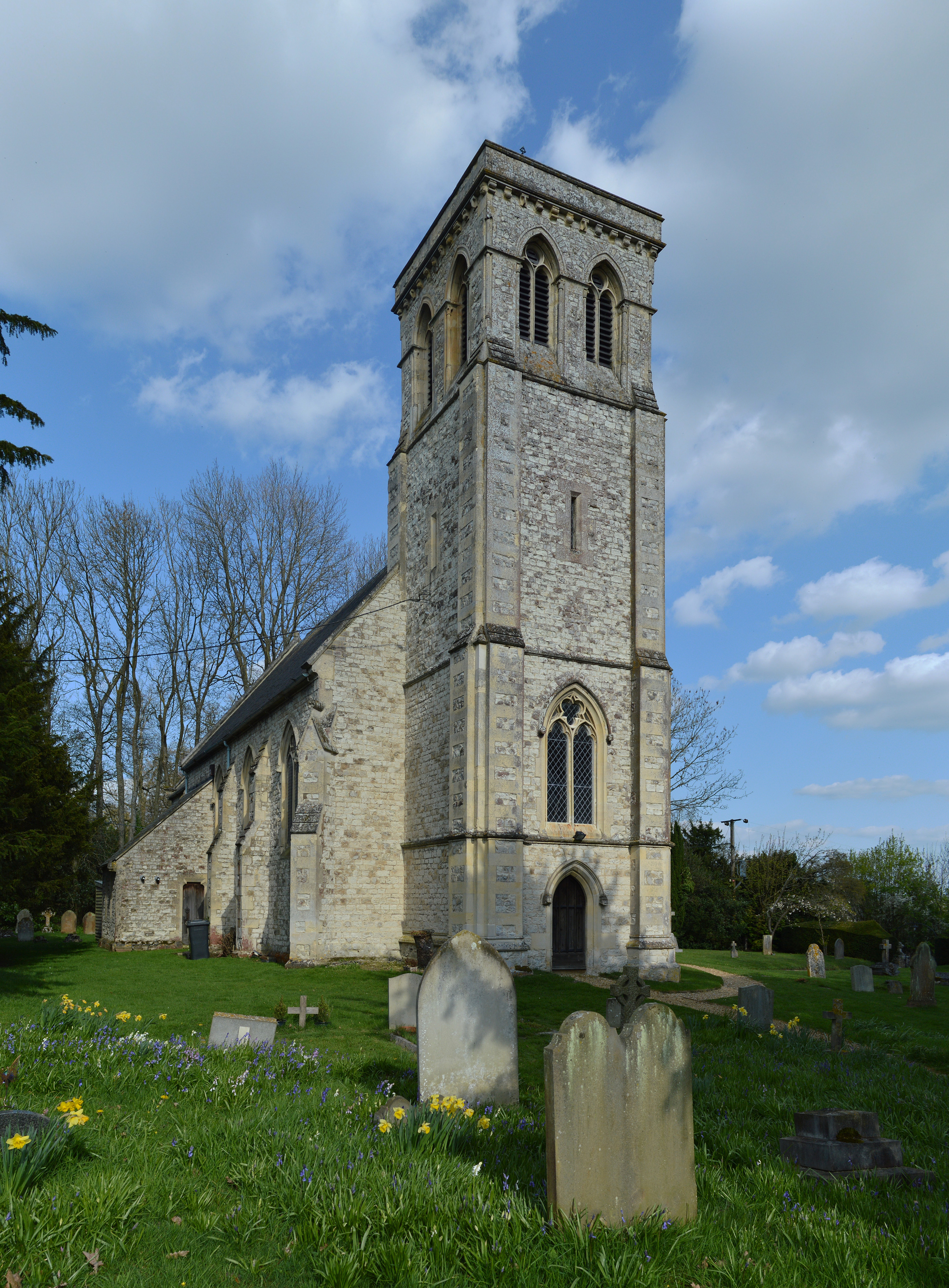 All Saints Church, Dogmersfield south-east view