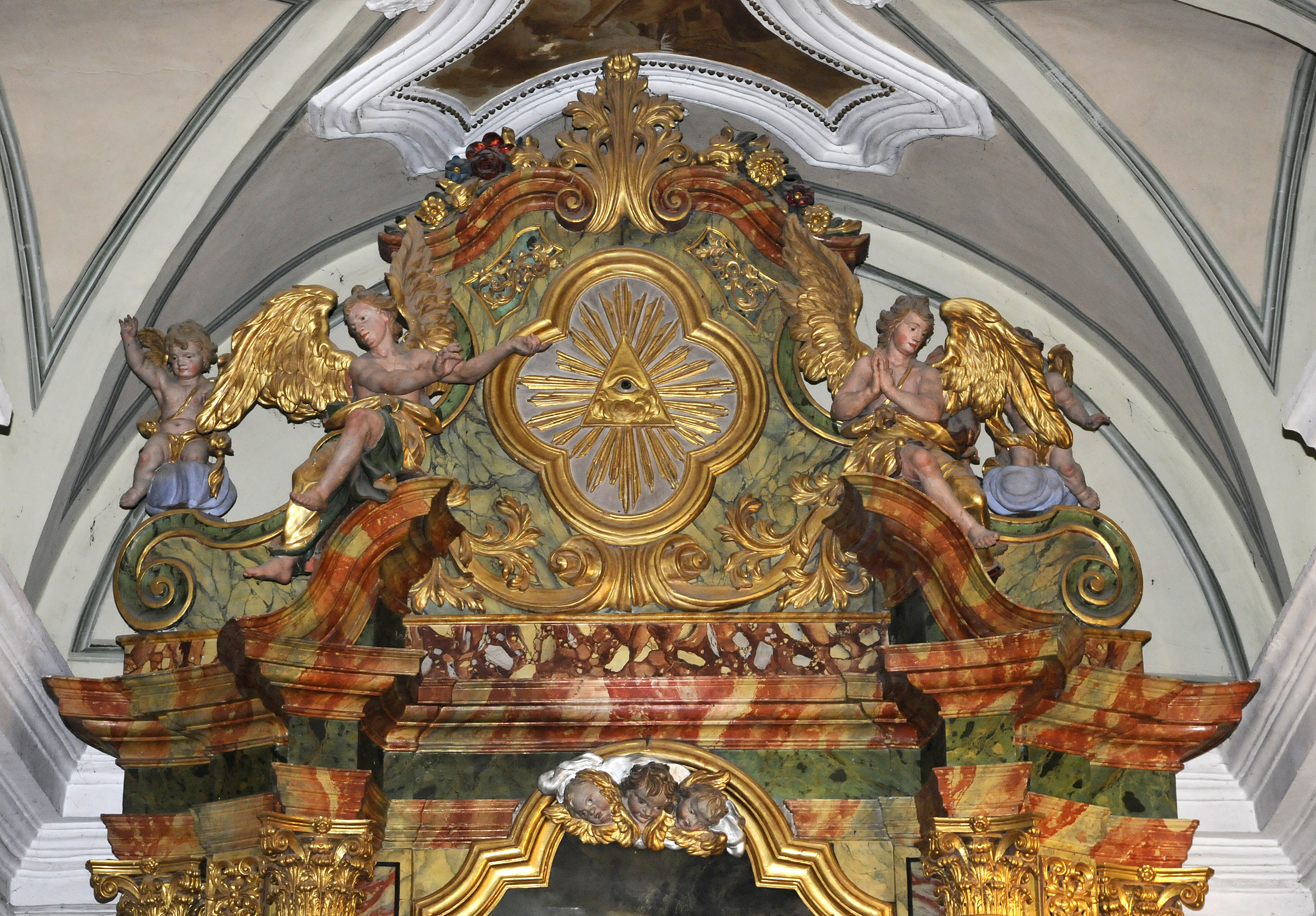 Altar Sankta Magdalena in Tagusens detail