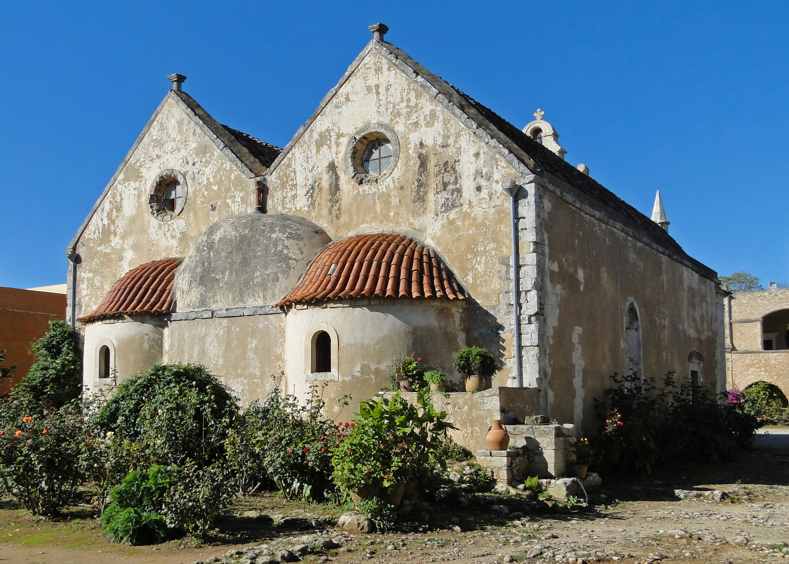 Arkadi Monastery - Apses of the church