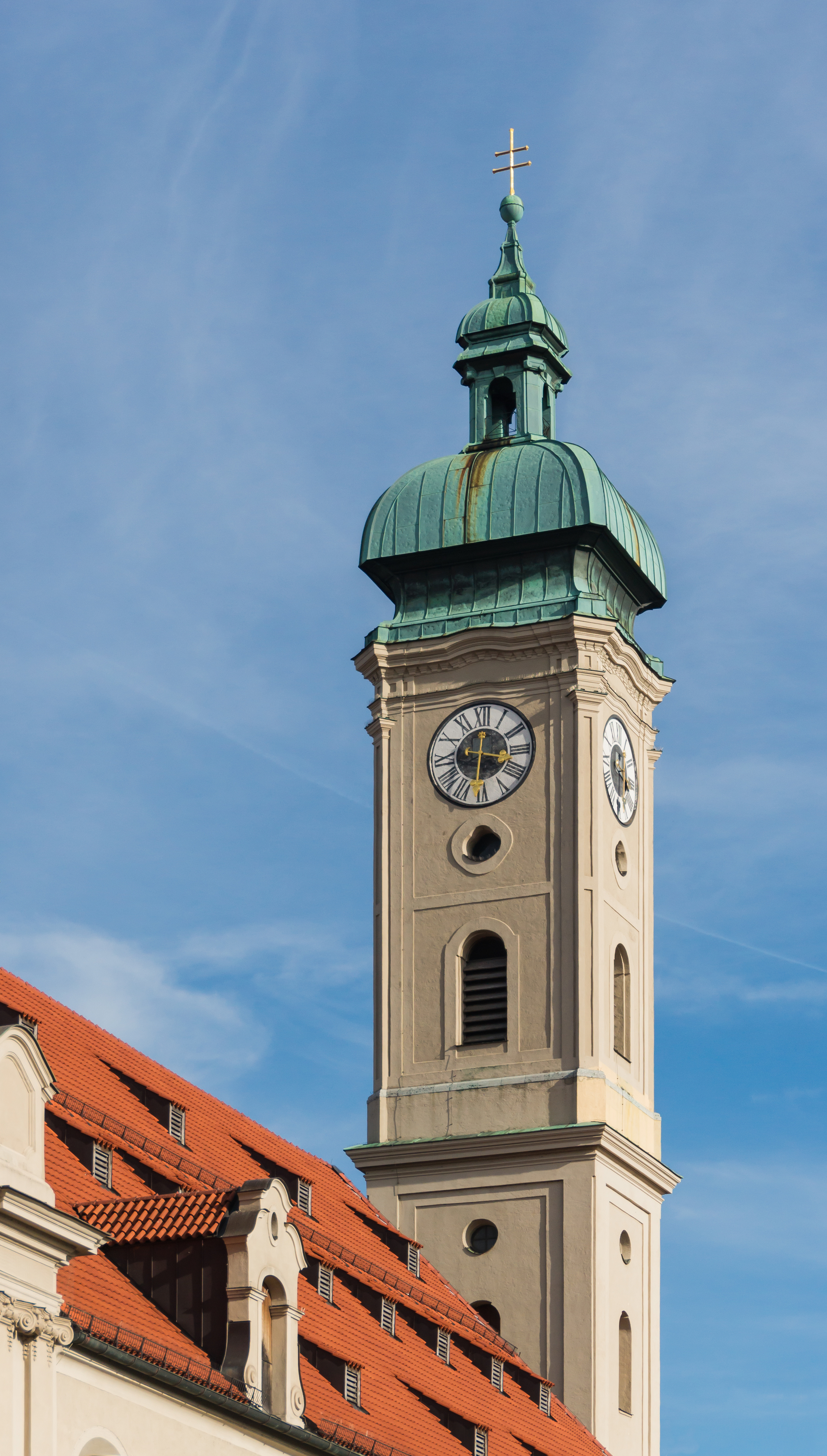 Bell tower Heilig-Geist-Kirche Munich
