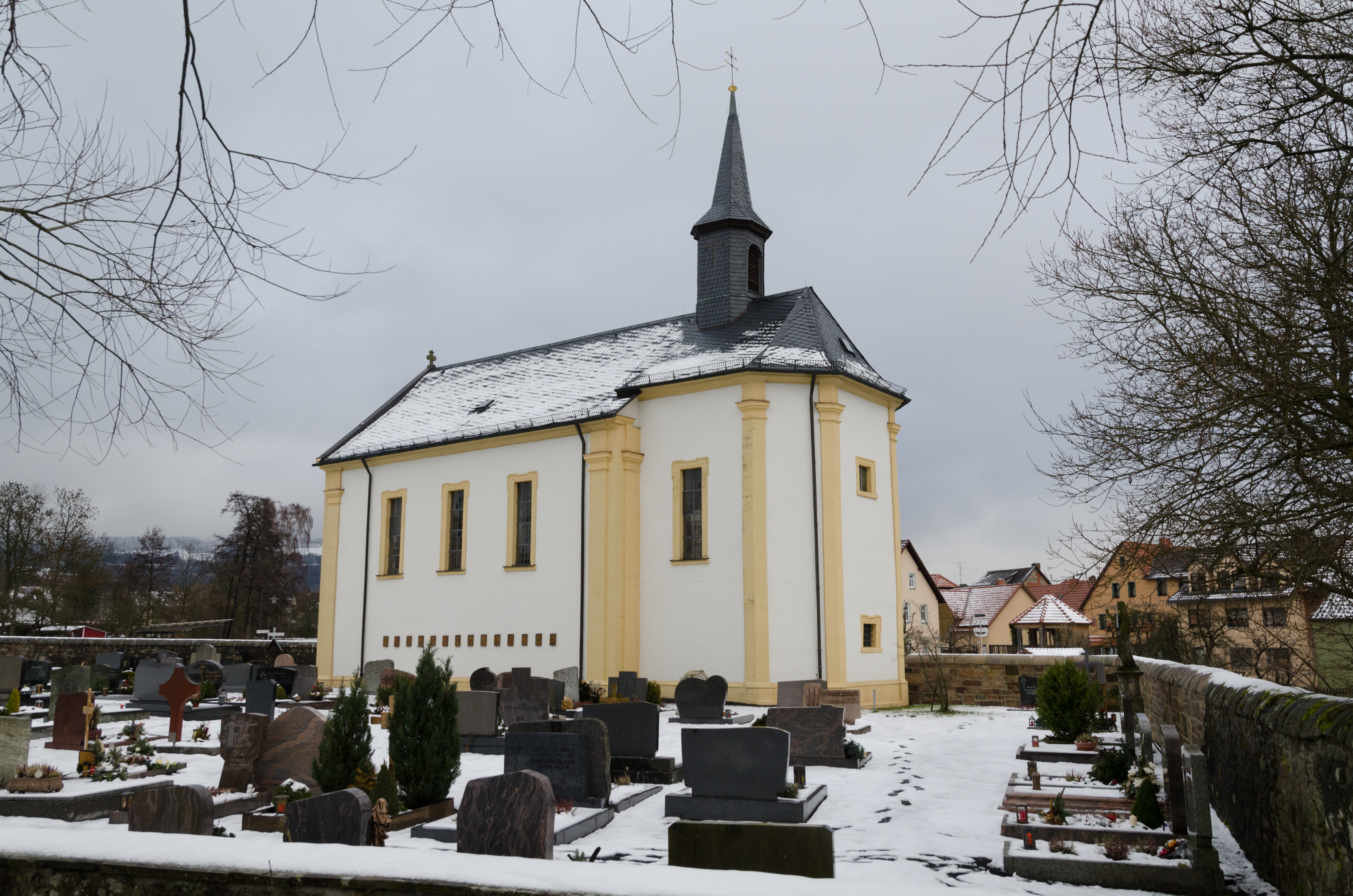 Bischofsheim an der Rhön, Katholische Friedhofskapelle St. Joseph, 001