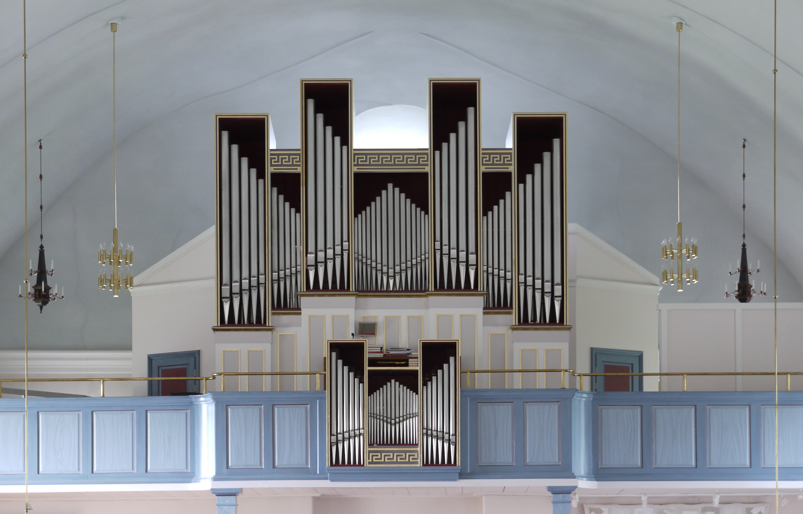 Bjursaas kyrka organ balcony