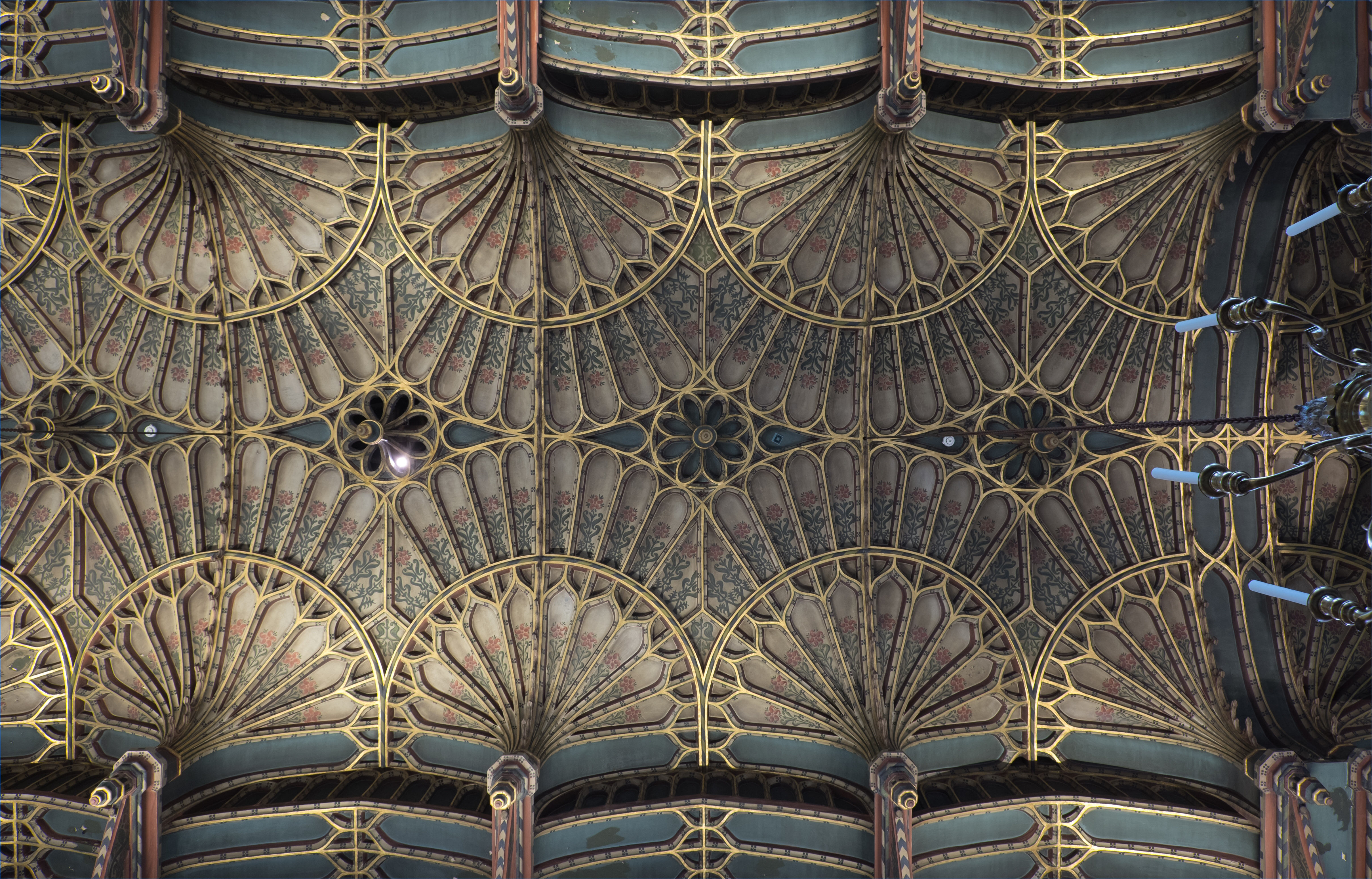 Brasenose College Chapel, University of Oxford, ceiling