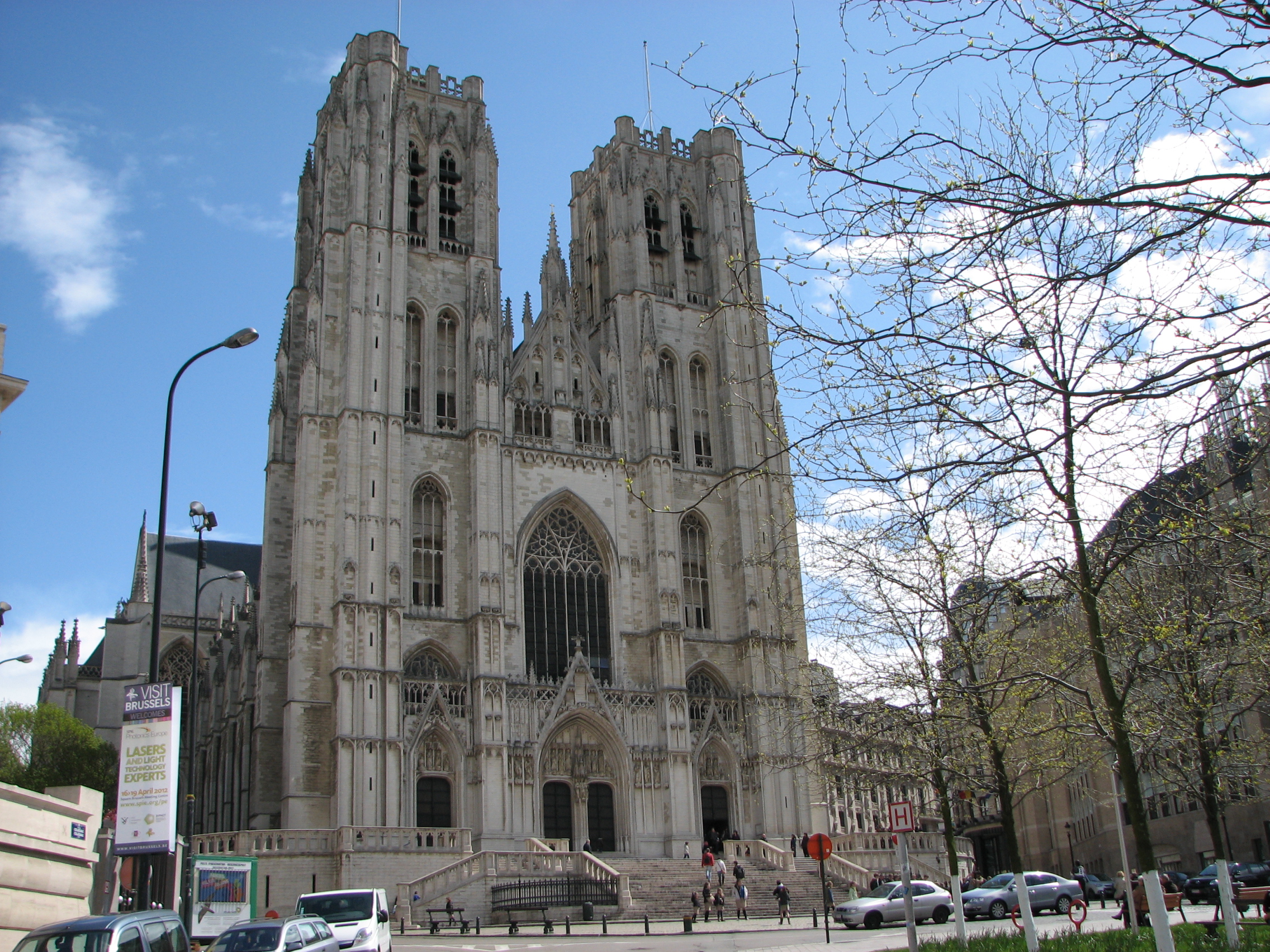 a beautiful church in Brussels (Bruxelles), Belgium, 2012