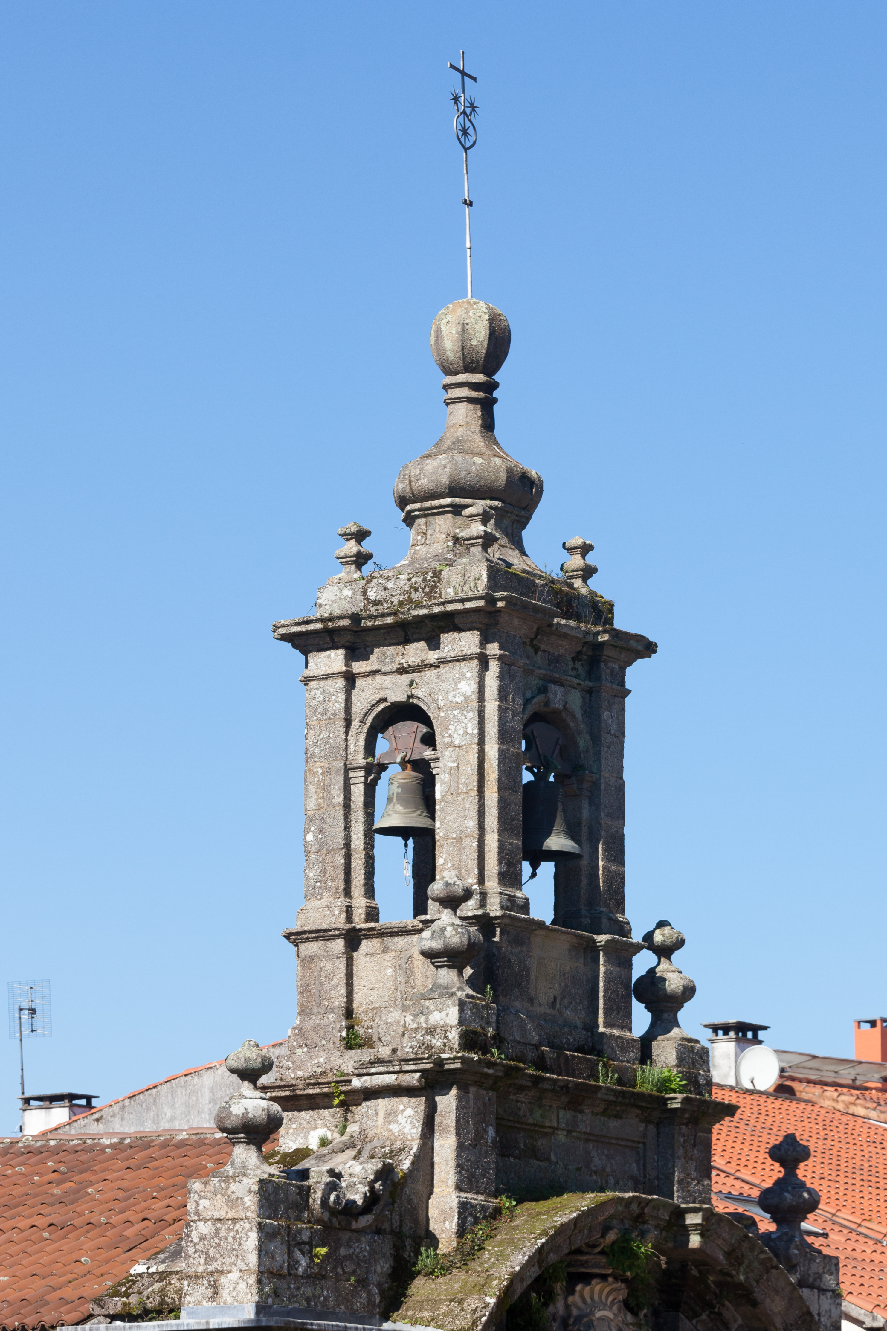 Campanario da igrexa do Carme de abaixo. San Froitoso. Santiago de Compostela. Galiza-2