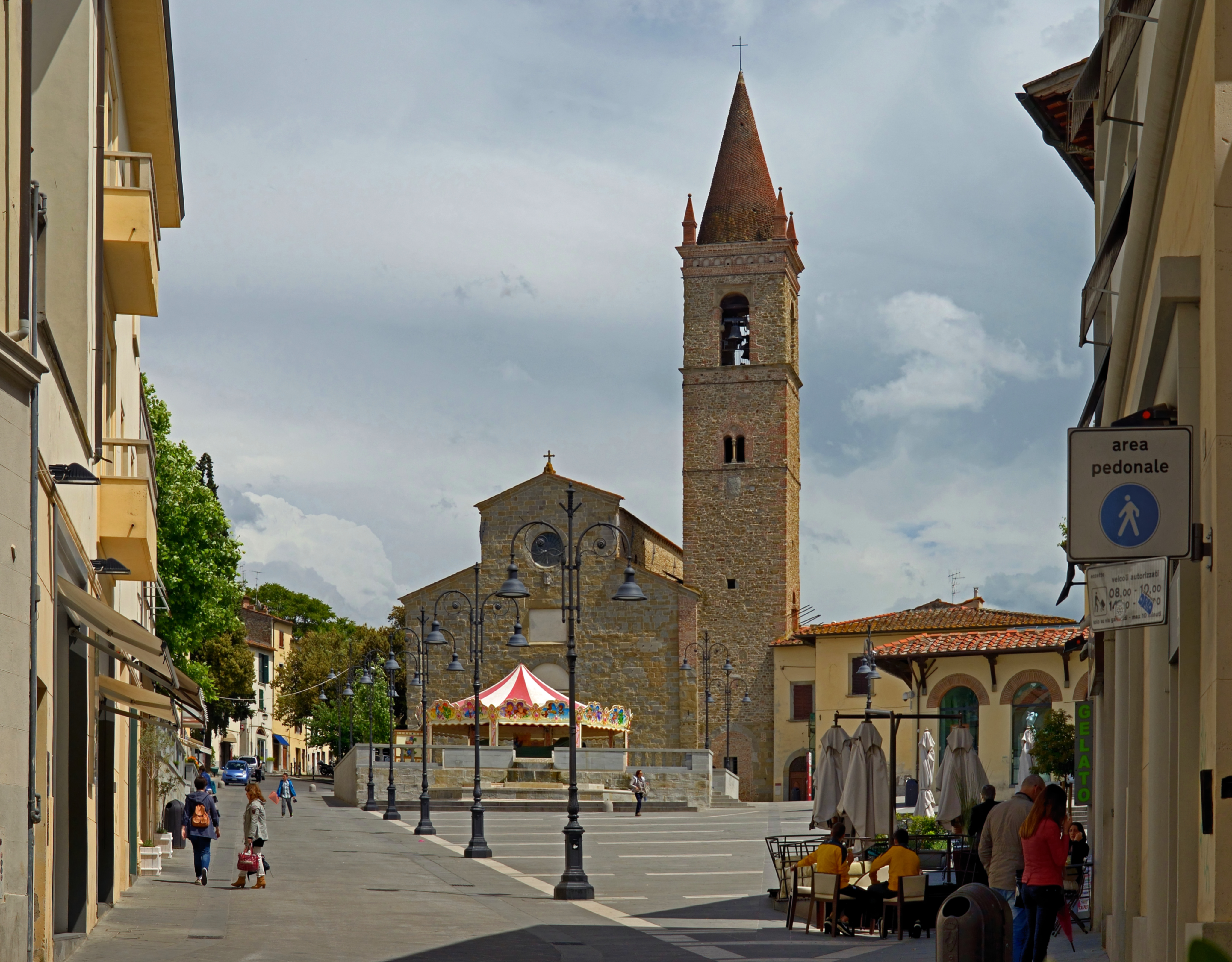 Church of St. Augustine in Arezzo, Italy