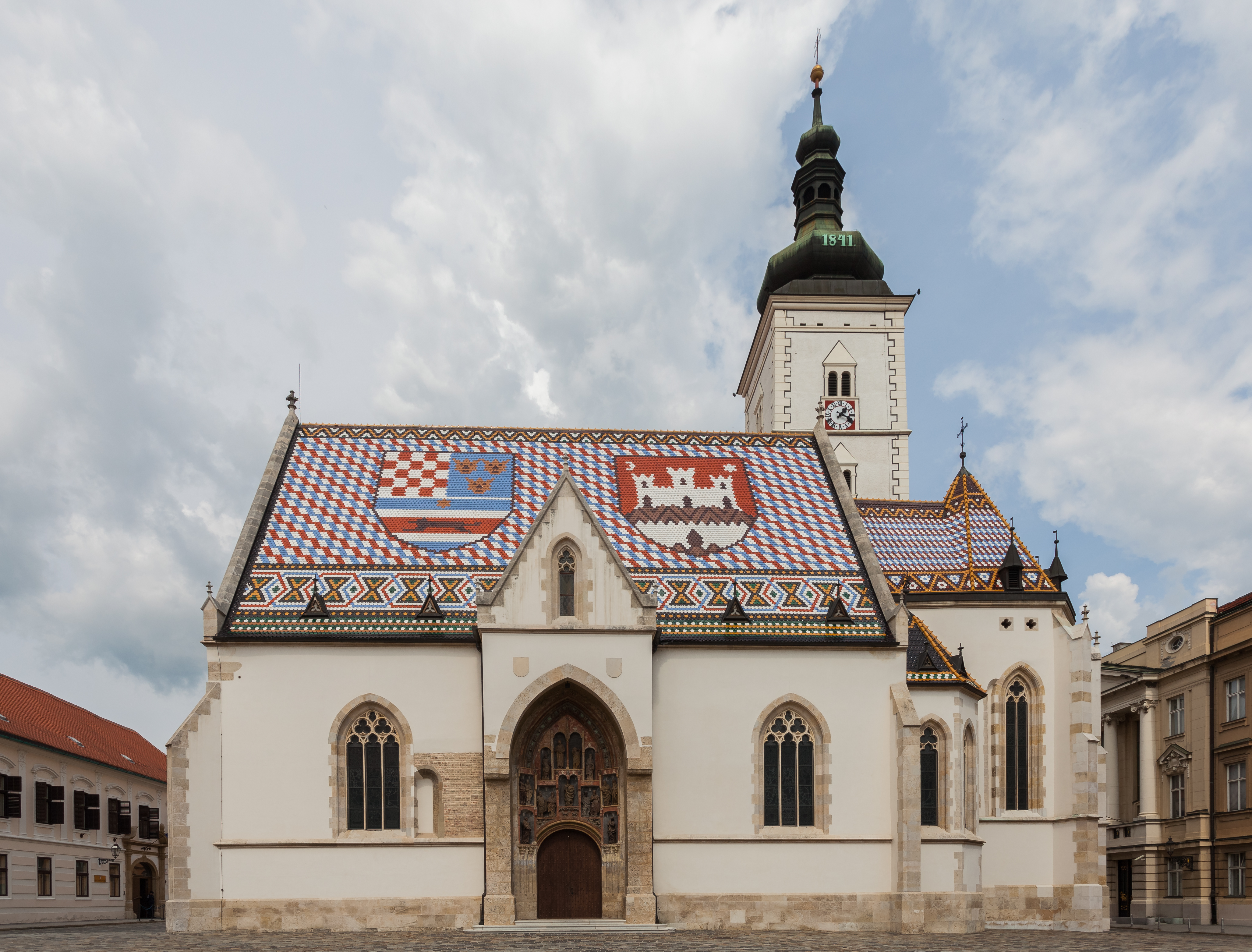 Iglesia de San Marco, Zagreb, Croacia, 2014-04-13, DD 03