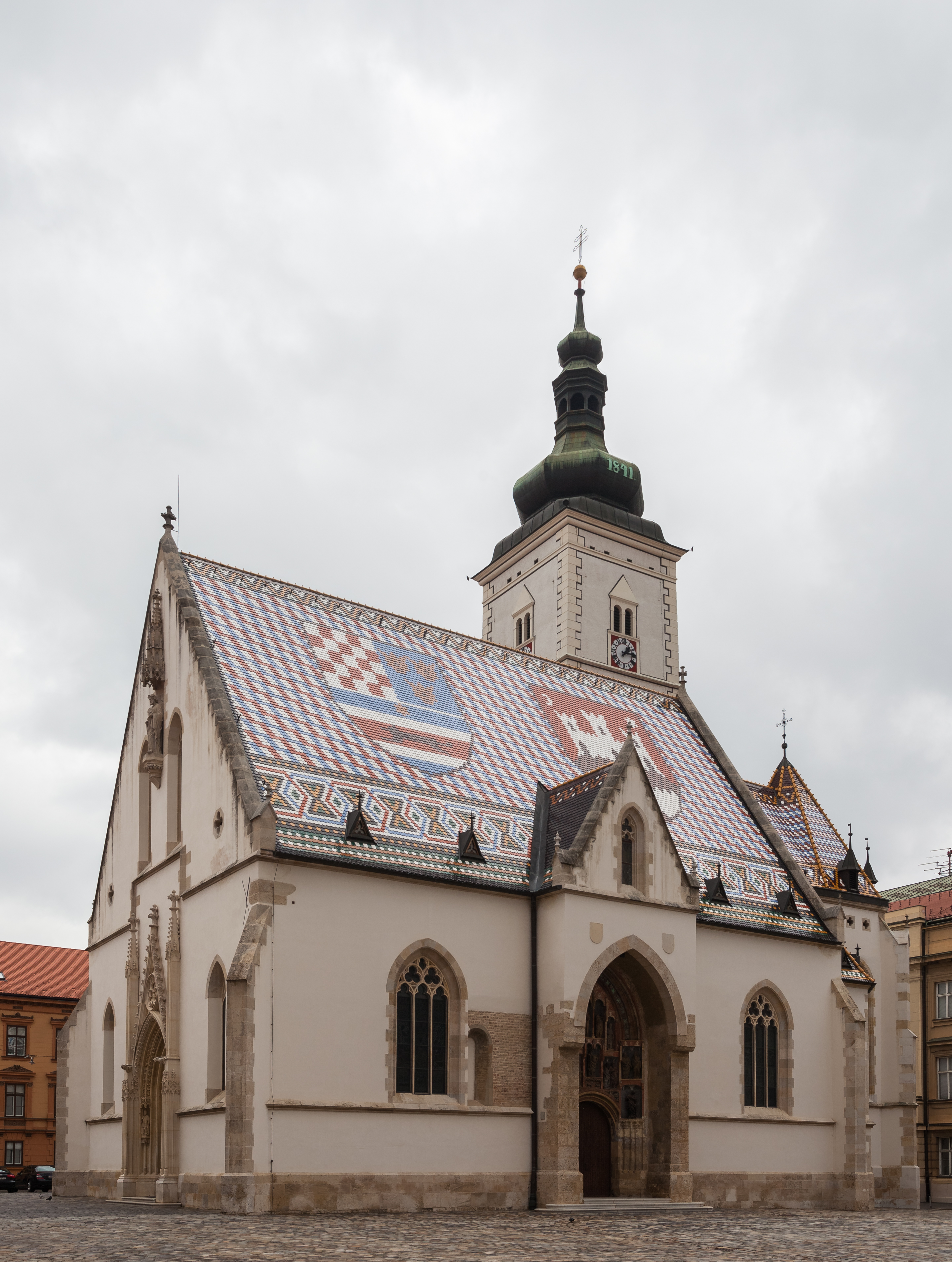 Iglesia de San Marco, Zagreb, Croacia, 2014-04-20, DD 02