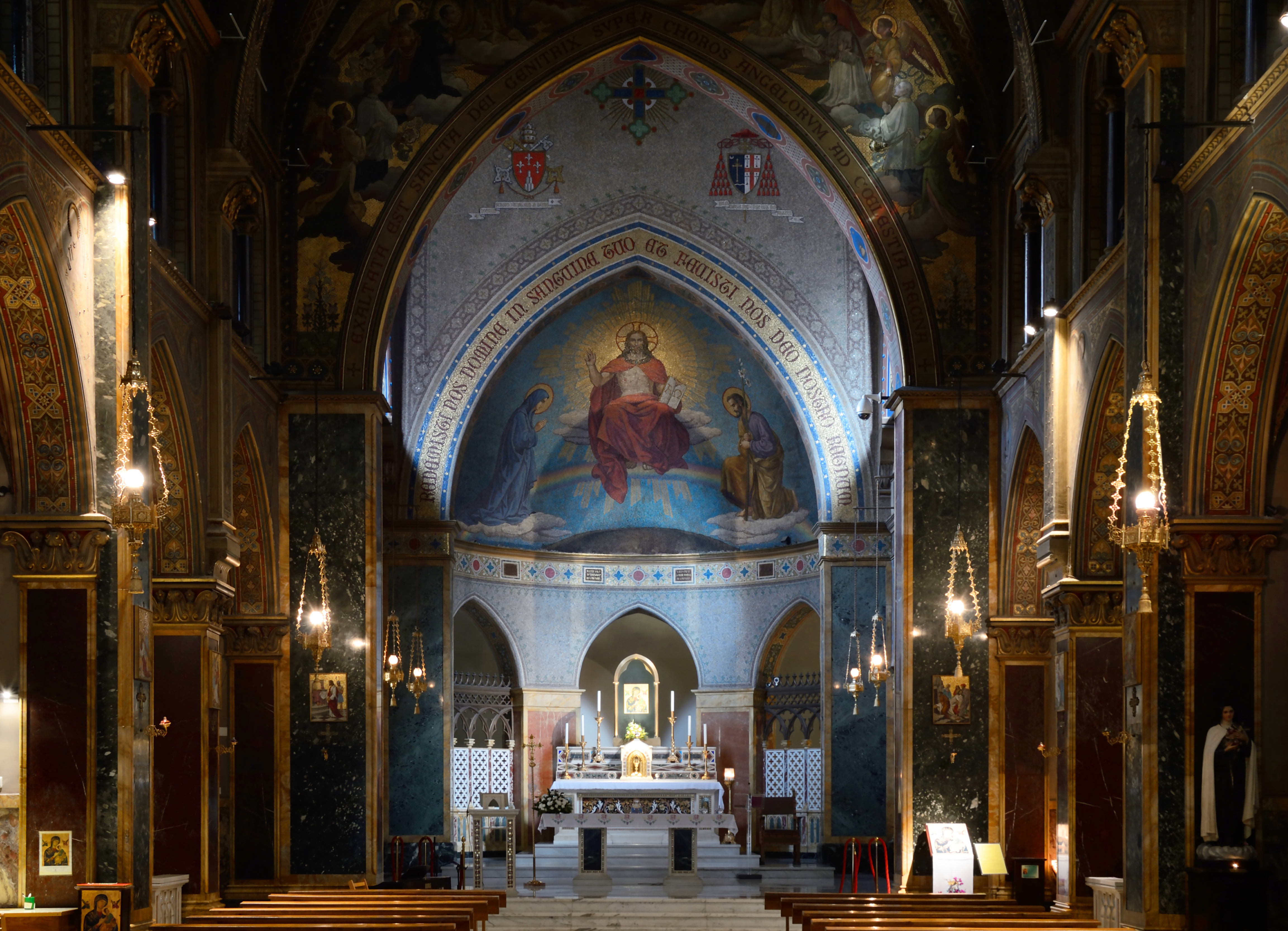 Interior of Church of St. Alphonsus Liguori, Roma