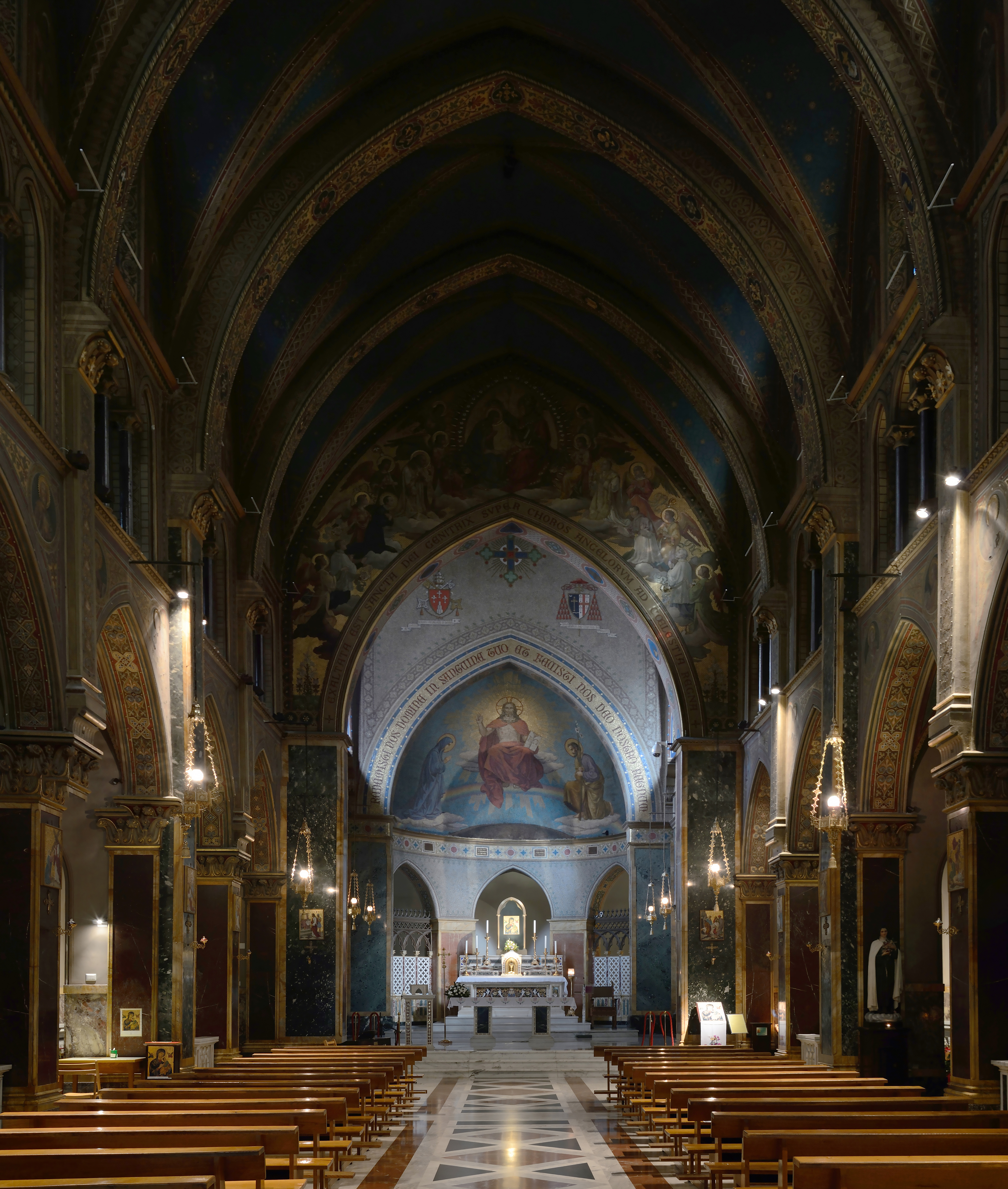 Interior of Church of St. Alphonsus Liguori, Rome