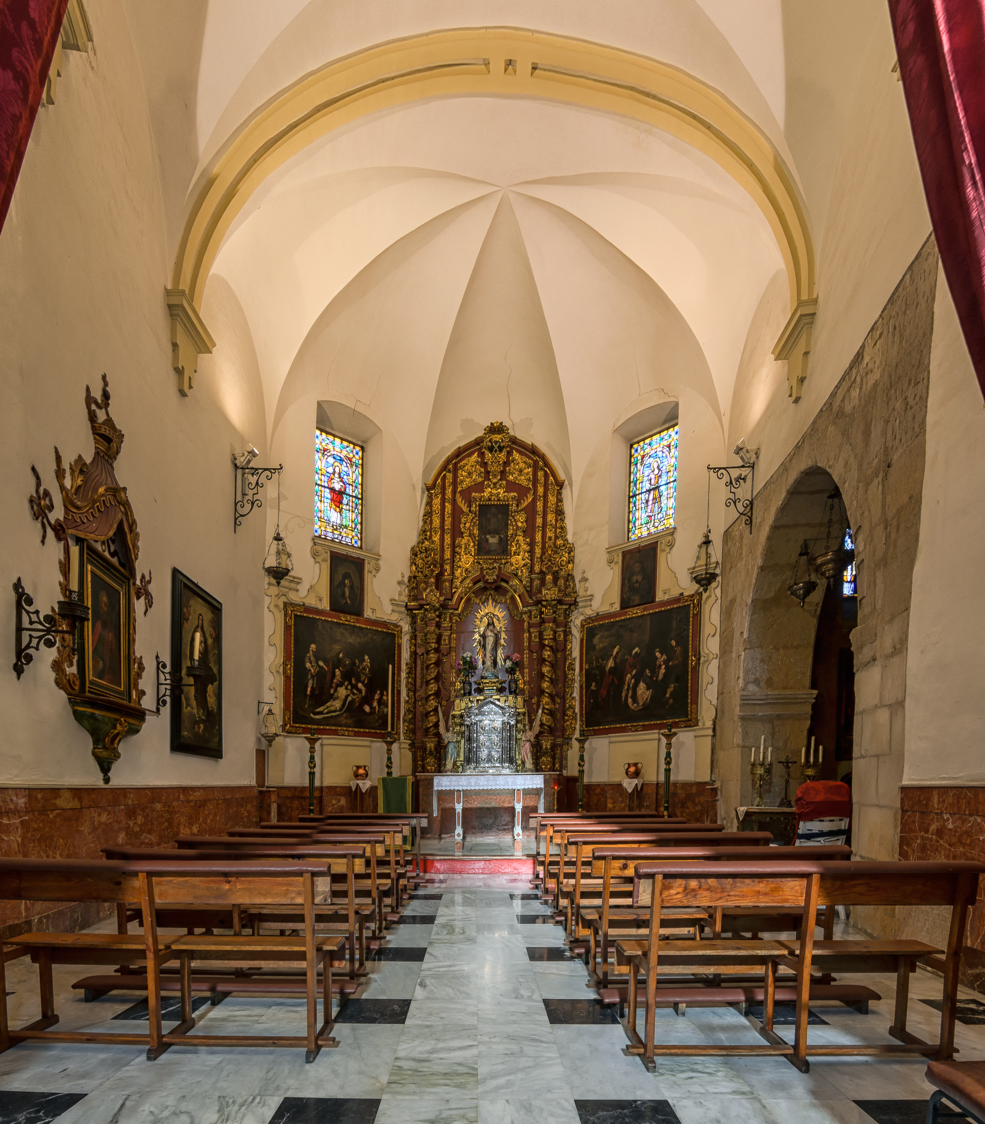 Interior of the Church of the Saint Andrew in Cordoba (Spain) - 03