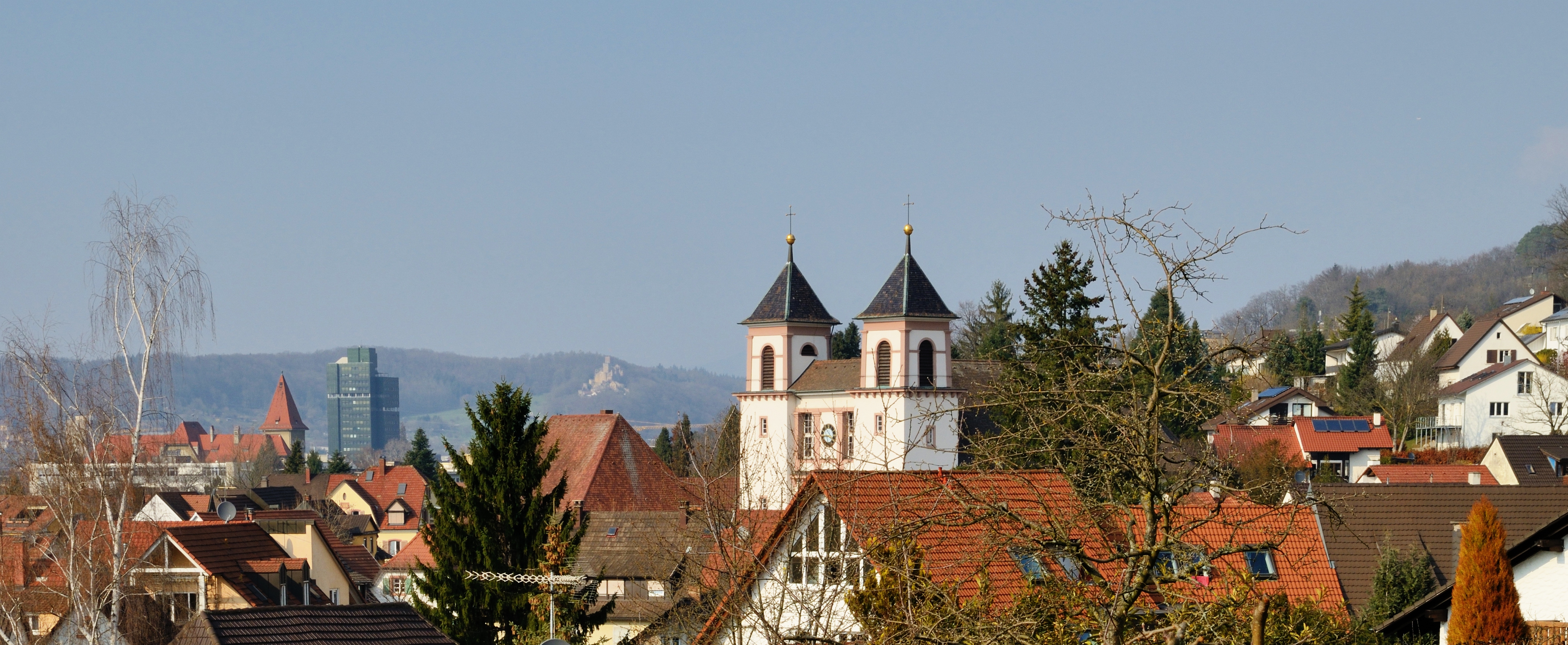 Lörrach-Stetten - Blick auf den Ort