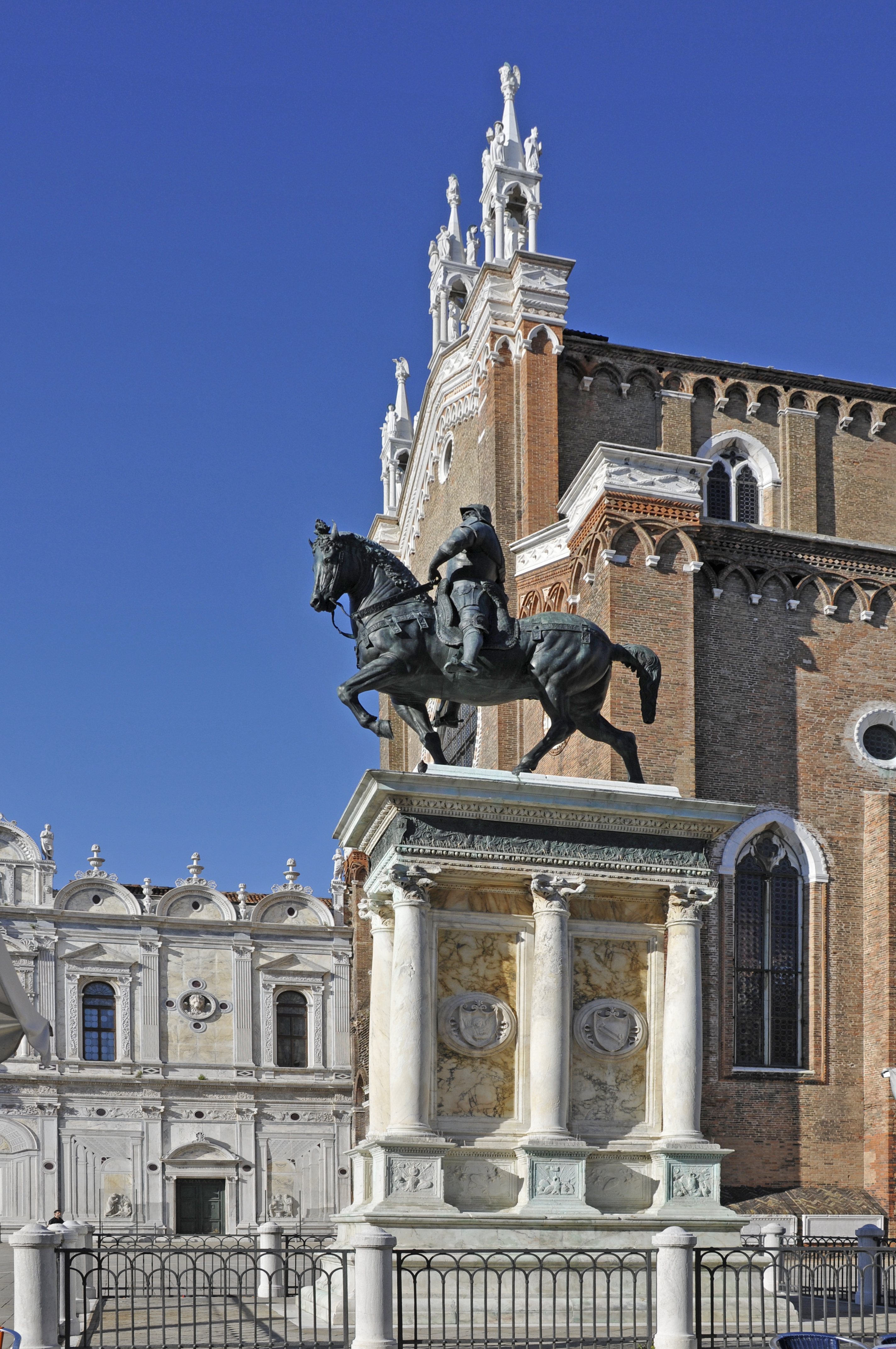 Monument Bartolomeo Colleoni by Andrea Verrocchio Venice