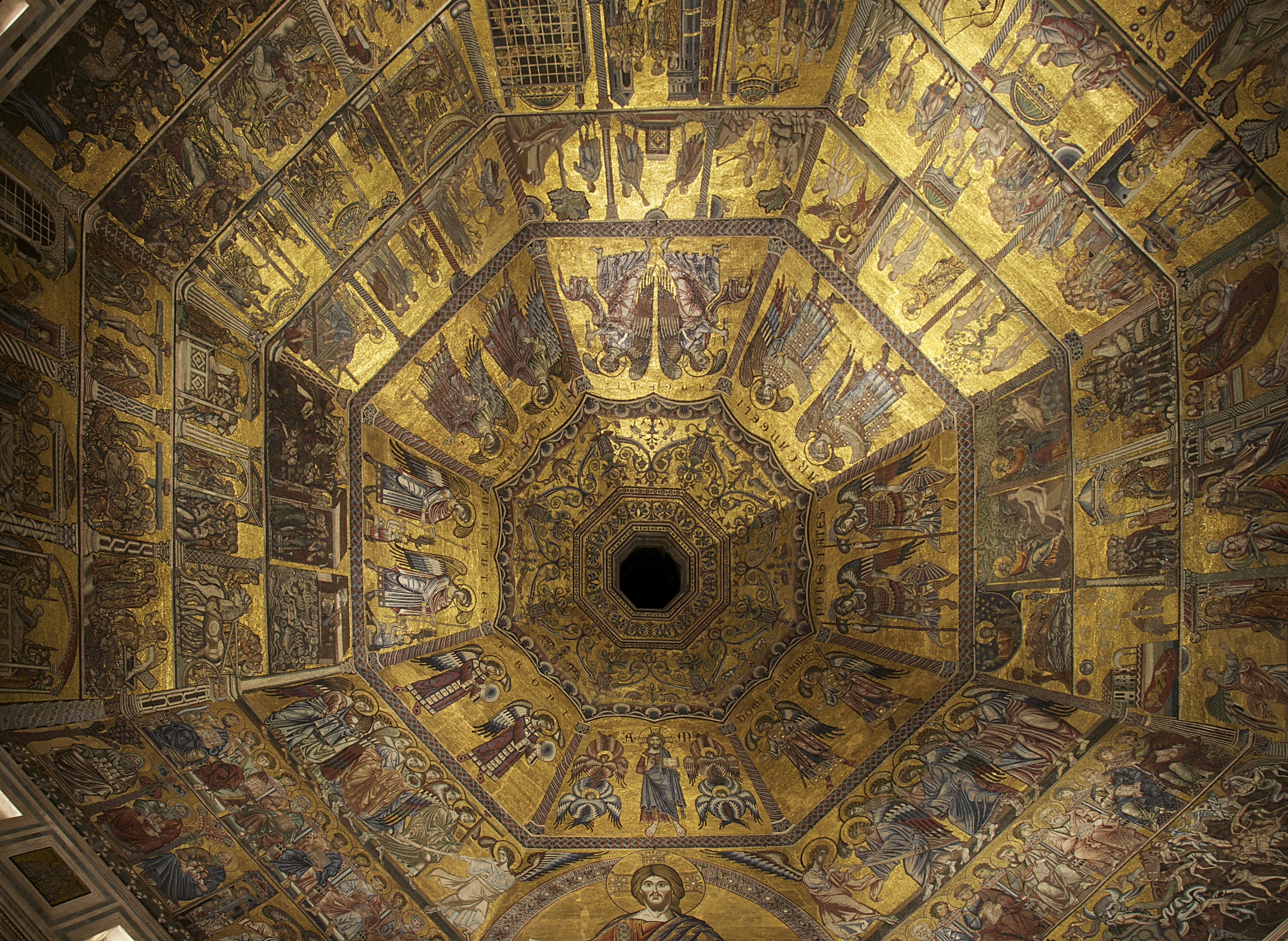Mosaics centre baptistery Florence