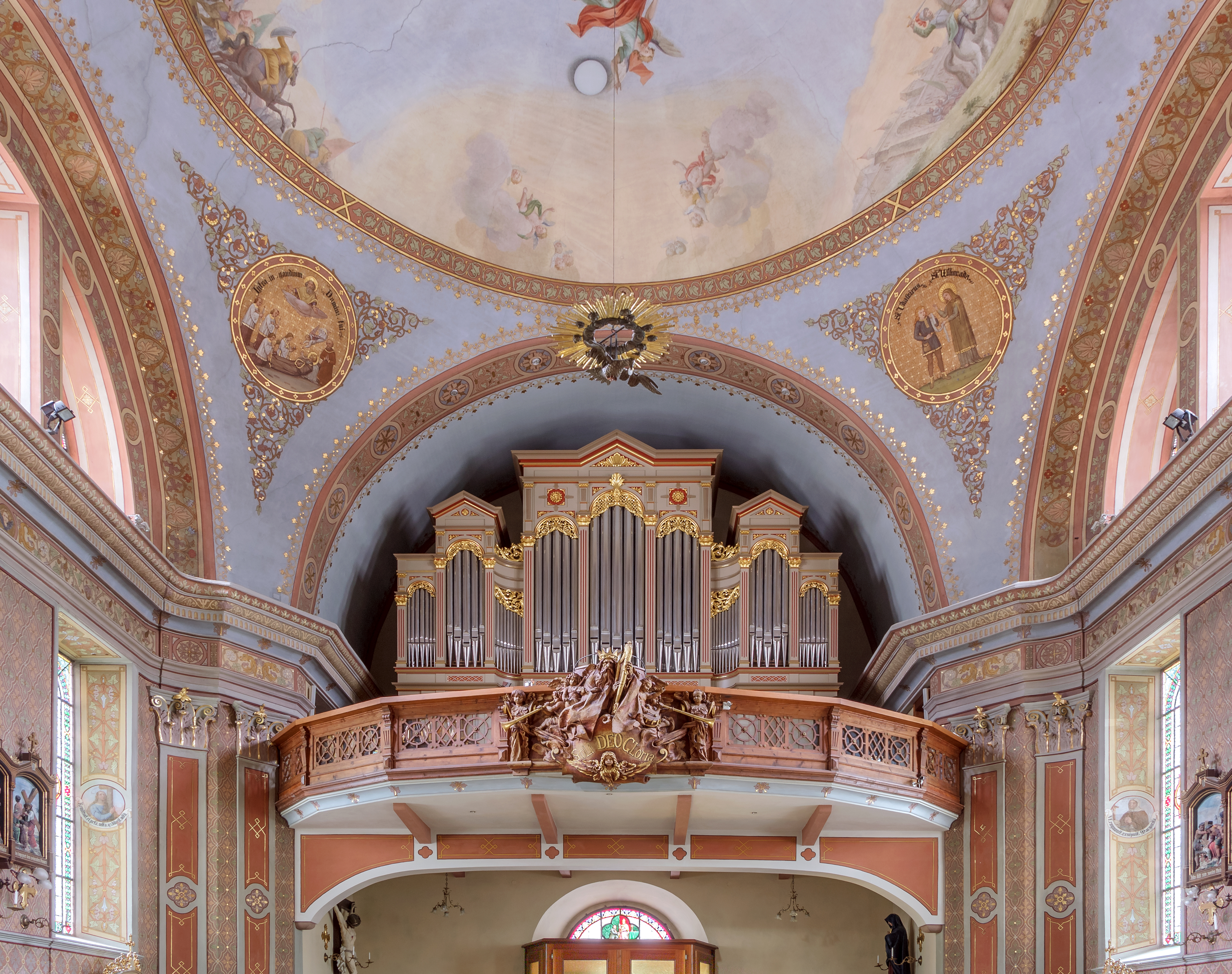 Parish church St. Ulrich - Urtijëi - Organ loft