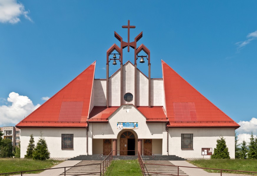 2014 Kłodzko,Kłodzko, kościół Podwyższenia Krzyża Św. 01