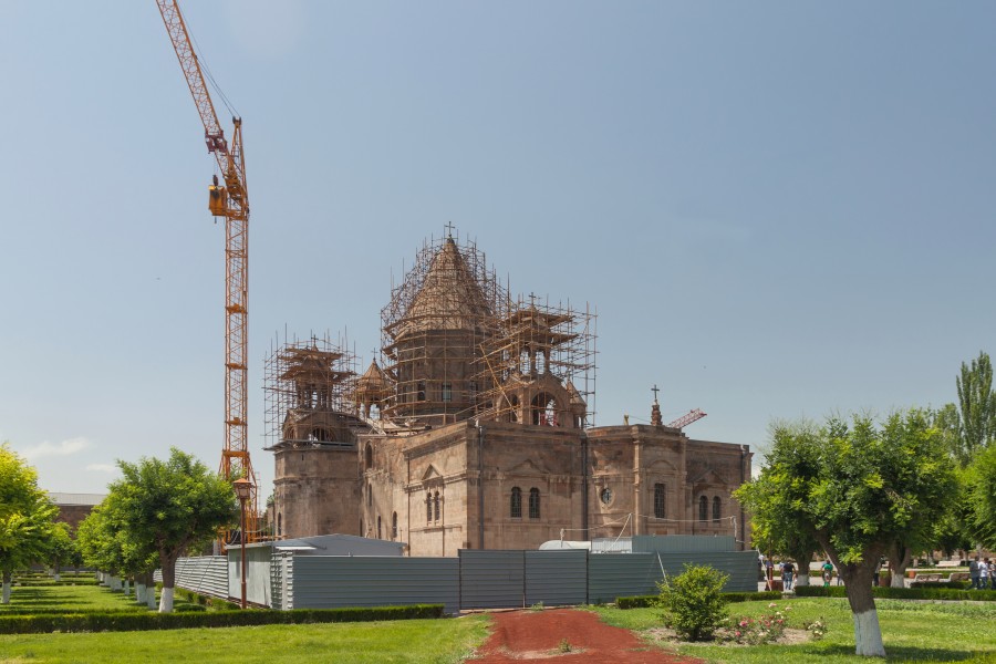 2014 Prowincja Armawir, Wagharszapat, Katedra w Eczmiadzynie (04)