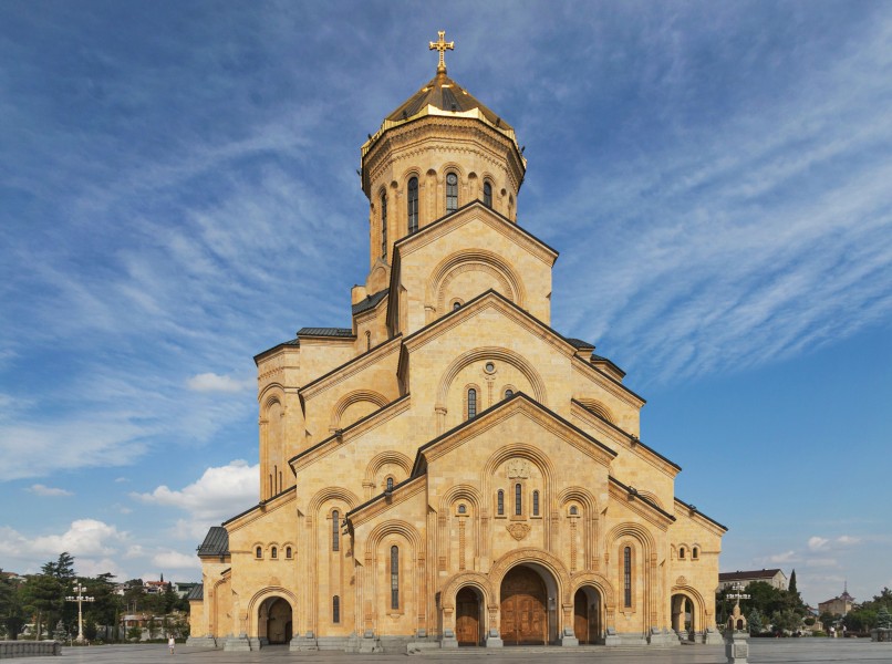 2014 Tbilisi, Sobór Trójcy Świętej (17)