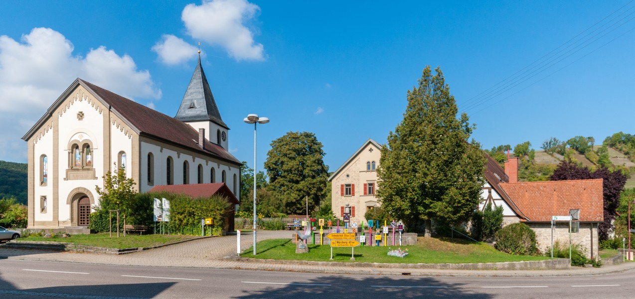 20150921 Hohebach Kirche Gemeindehaus