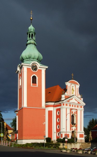 Červený Kostelec (Rothkosteletz) - church of Saint James