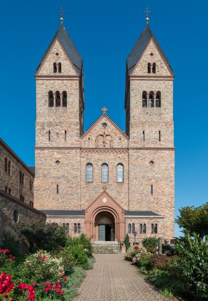 Abtei St. Hildegard, Rüdesheim, West facade 20140922 1-2