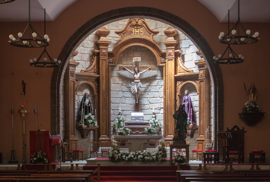 Altar da igrexa de San Vicenzo de Vimianzo. Galiza -V13