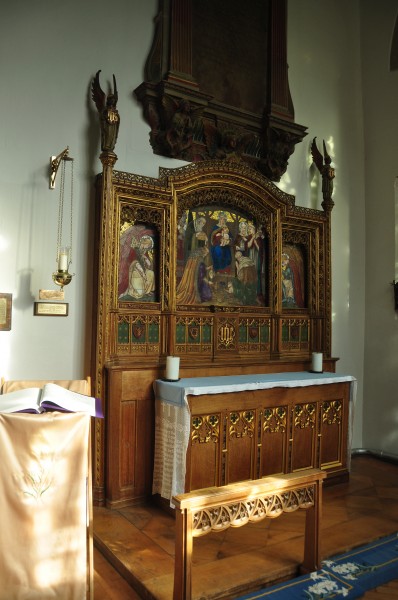 Altar in St Saviour's Church, Dartmouth (0505)