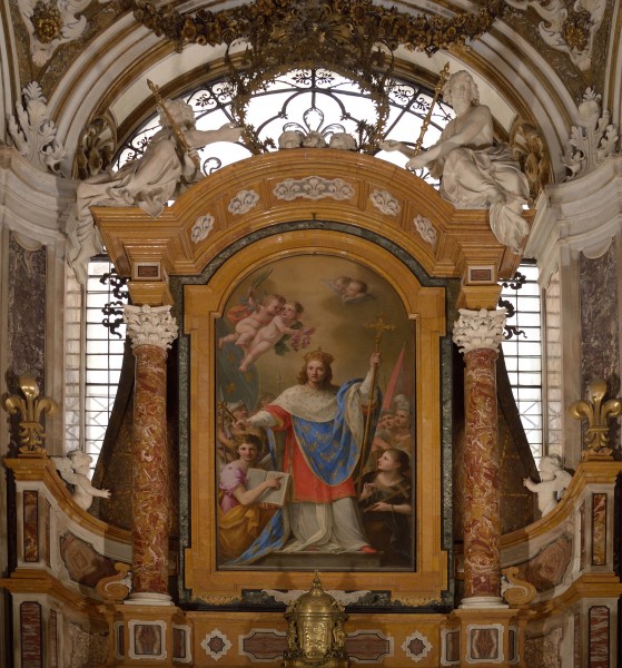 Altar of St Louis in the Church of St. Louis of France