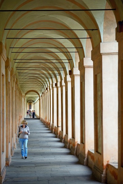 Arcade of Sanctuary of the Madonna di San Luca, Bologna, Italy