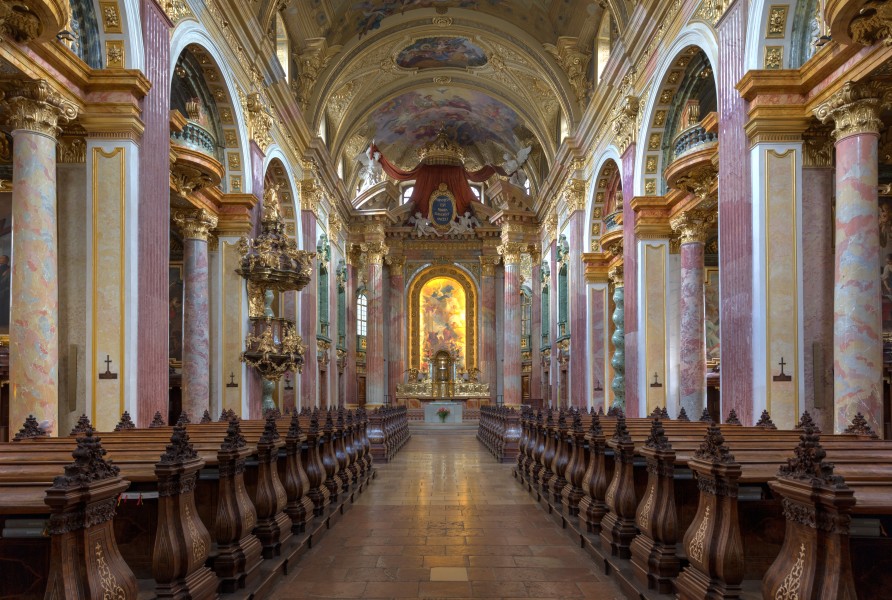 AT 119587 Jesuitenkirche Wien Innenansicht 9043