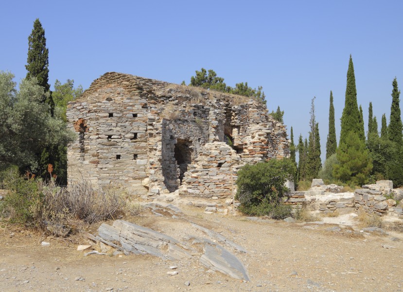 Attica 06-13 Hills of Hymettus 08 church ruins