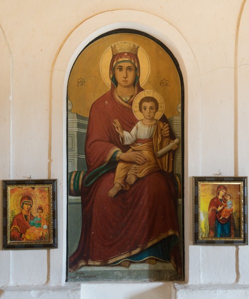 Avlonari church Agios Demetrios Madonna and Child Euboea Greece