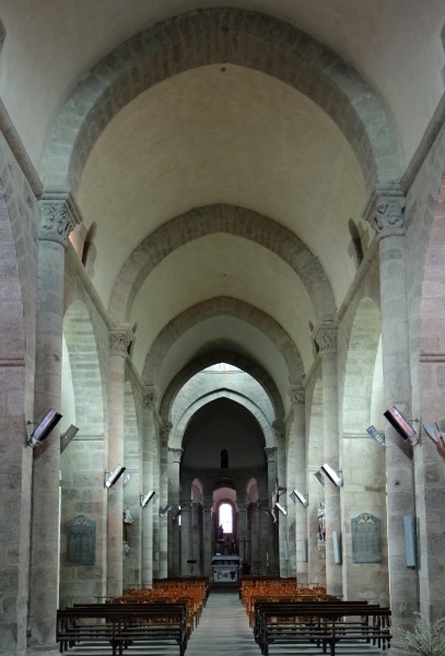 Bénévent-l'Abbaye - Église Saint-Barthélémy - Nef -2