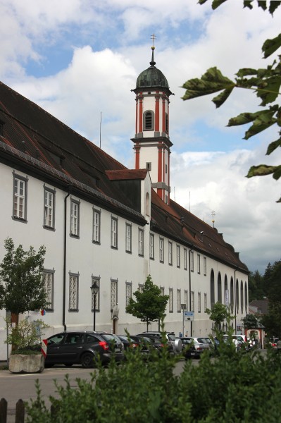 Bad Wörishofen, Kloster, Nordseite (2012-07-09)