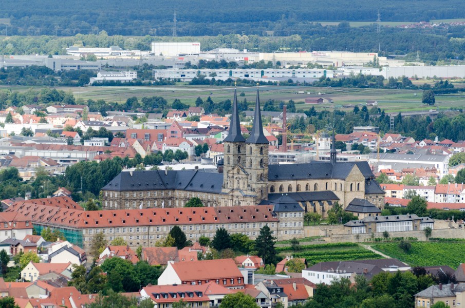 Bamberg, St. Michael, von der Altenburg gesehen-002