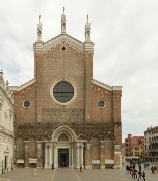 Basilica dei Santi Giovanni e Paolo Venezia facciata