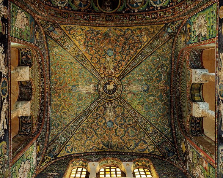 Basilica of San Vitale - Lamb of God mosaic
