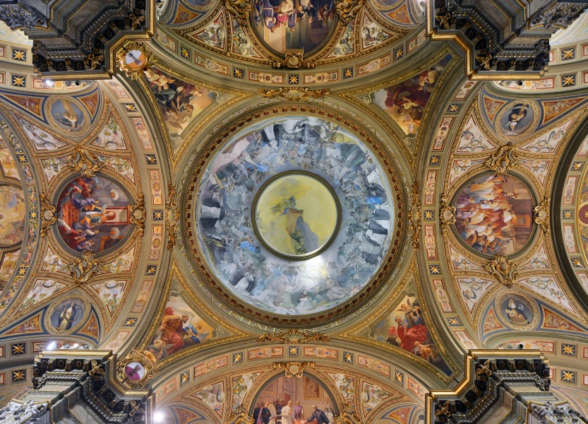 Beata Vergine del Rosario (Pompei) - Dome Interior