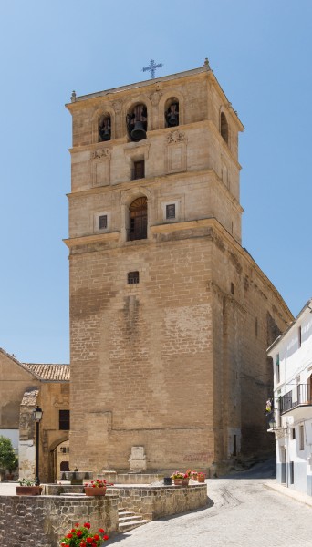Bell tower, Iglesia de la Encarnacion, Alhama de Granada, Andalusia, Spain